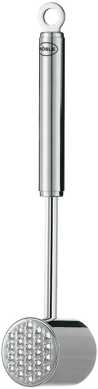 RÖSLE Fleischhammer, Hammer zum Klopfen von Fleisch, Edelstahl 18/10, spülmaschinengeeignet