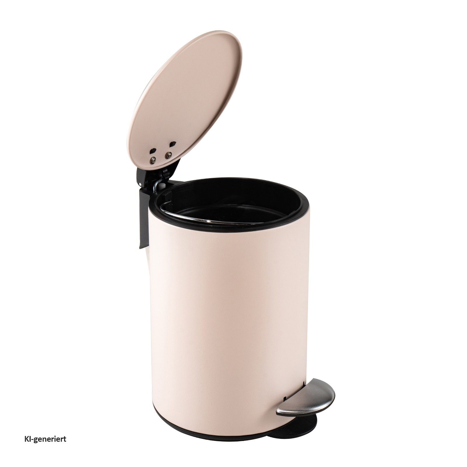 HTI-Living Kosmetikeimer Kosmetikeimer Jannik 3 Liter Rosa, Mülleimer Treteimer Edelstahl