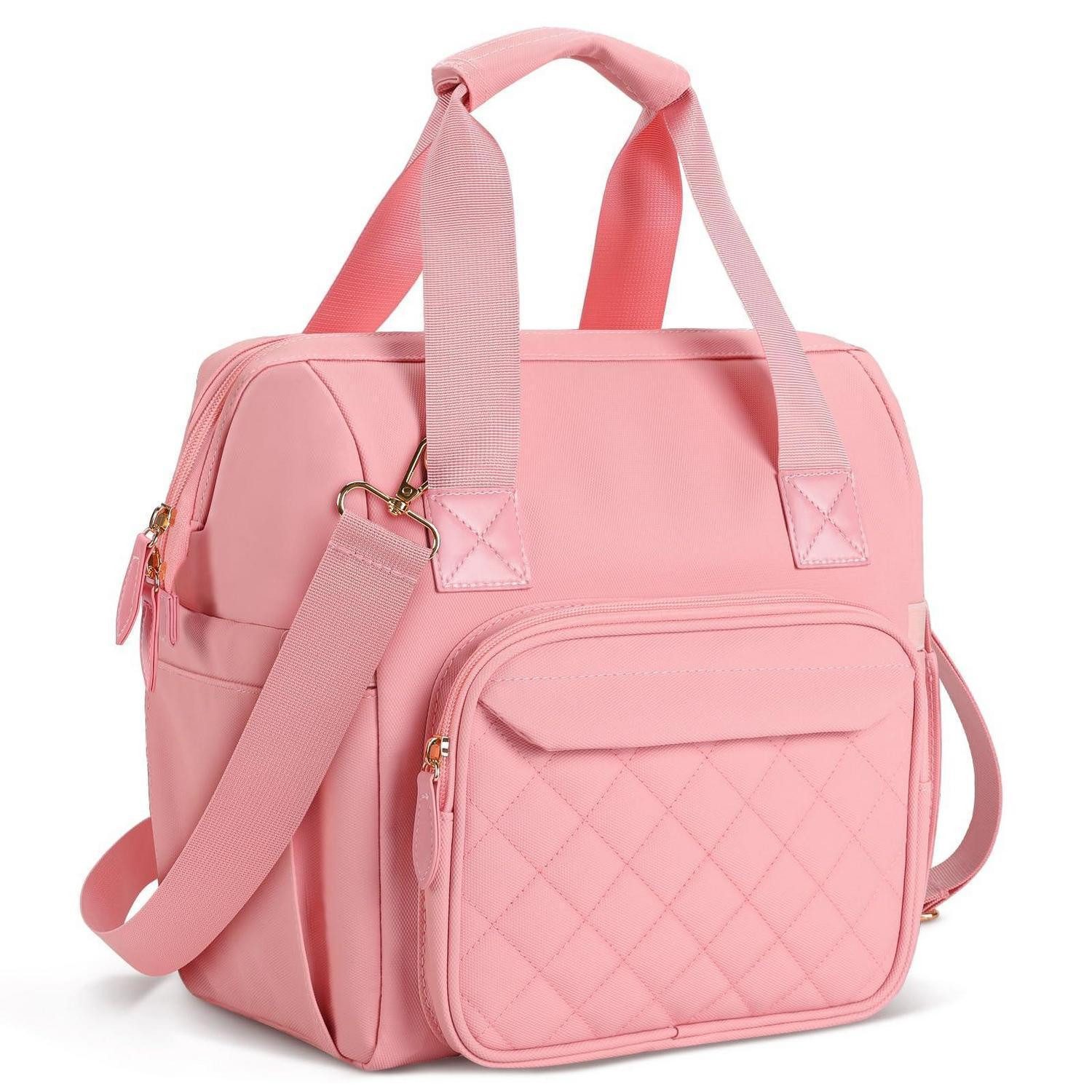 Kühltasche Kühltasche 20L PEVA Innenfutter Schultergurt Fächer Rosa