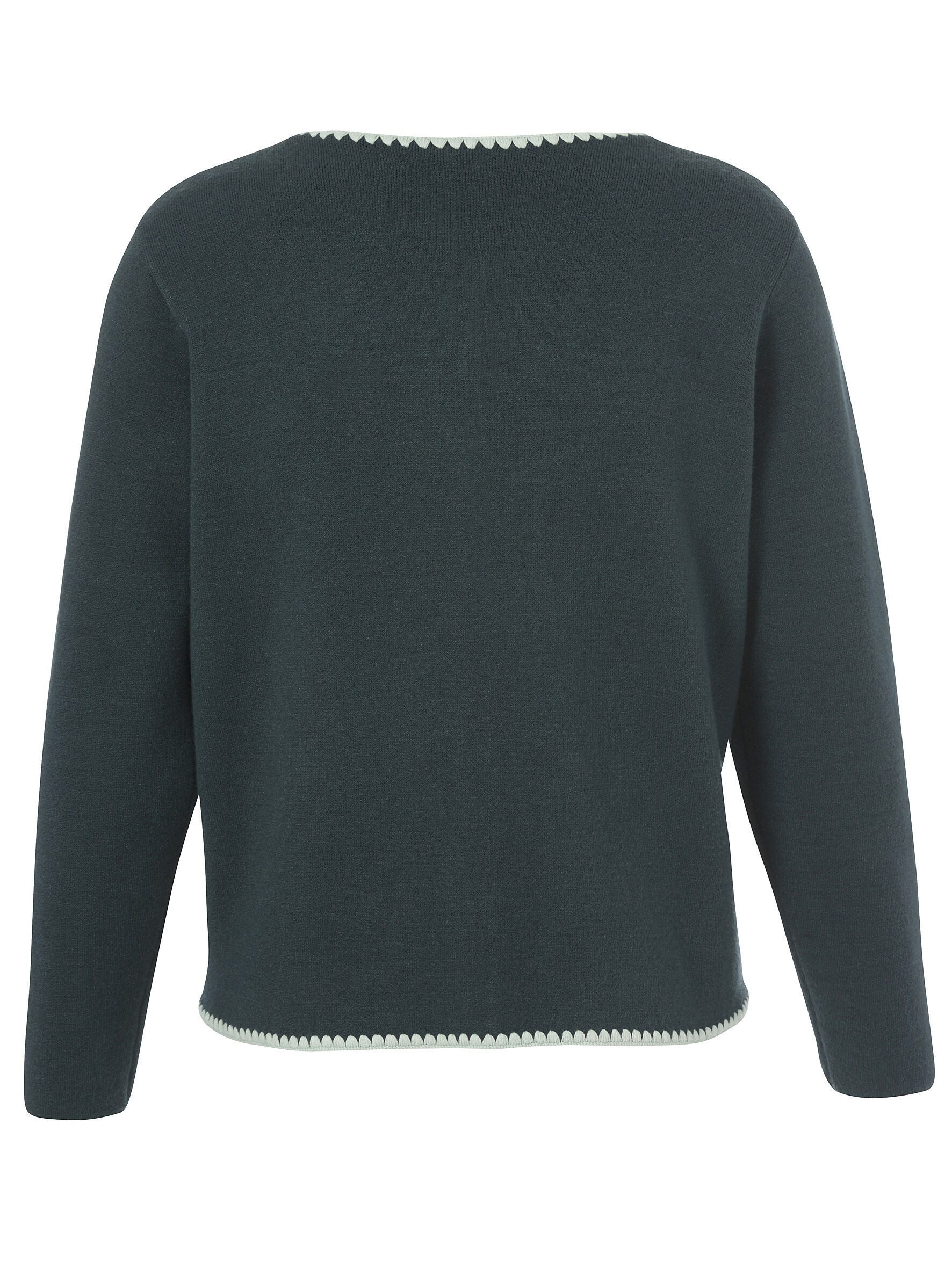 VIA APPIA DUE Strickjacke mit Kontraststreifen günstig online kaufen