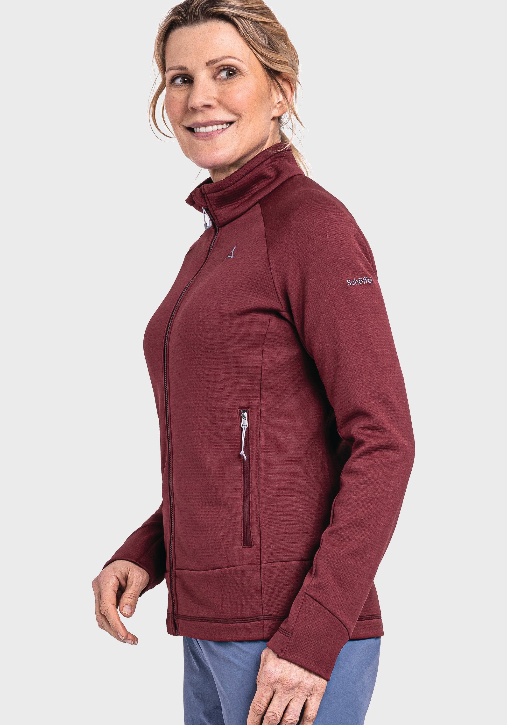 Schöffel Fleecejacke Fleece Jacket rot L Steinach