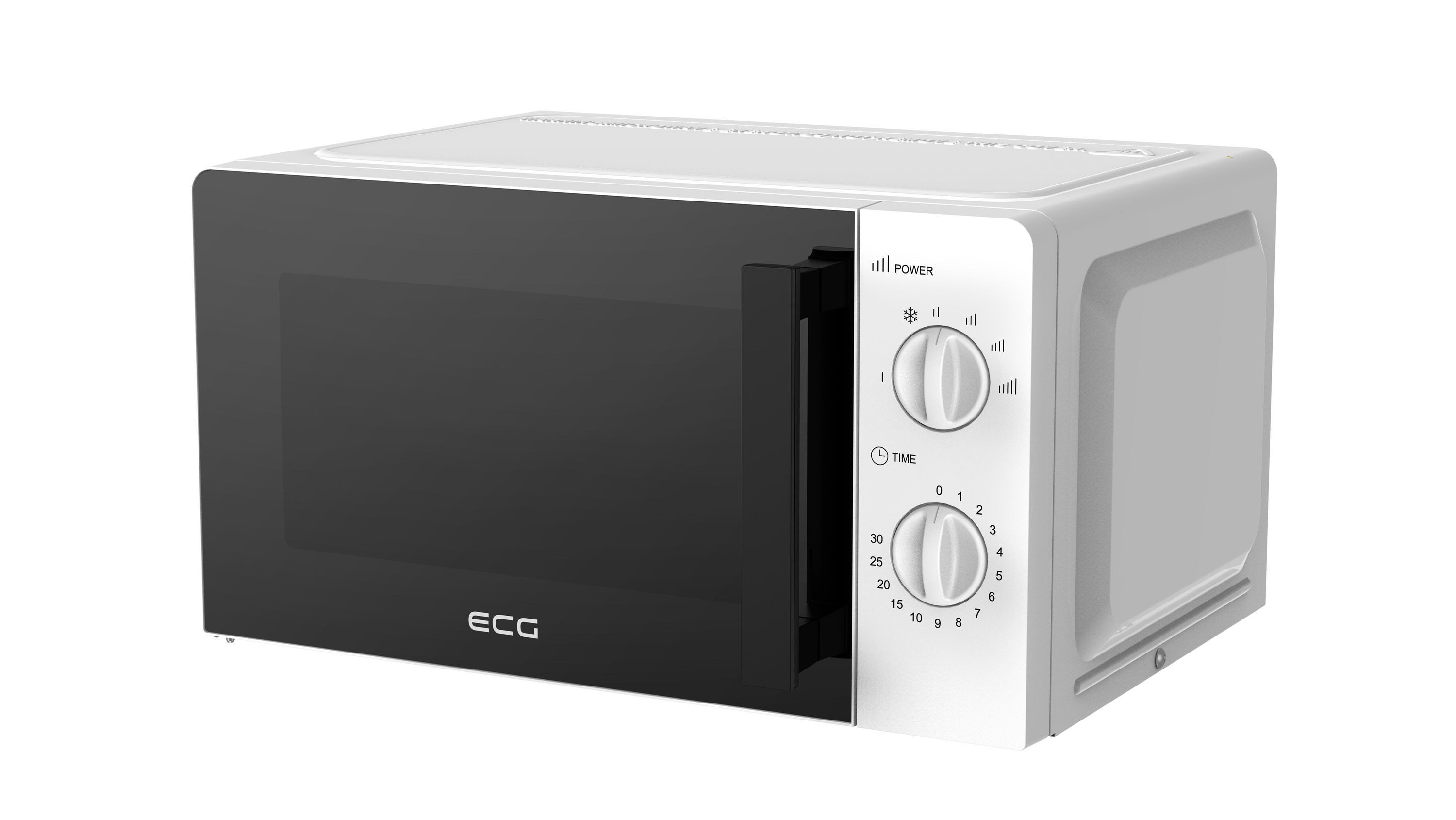 ECG Mikrowelle MTM 2075 IW, Inverter-Technologie, Weißer Innenraum, 20L Volumen