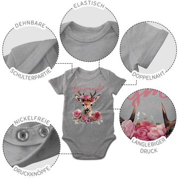 Shirtracer Shirtbody Lausmadl Reh Geweih - Lausemädchen Freches Mädchen Lausmädchen Lousy G Mode für Oktoberfest Baby Outfit