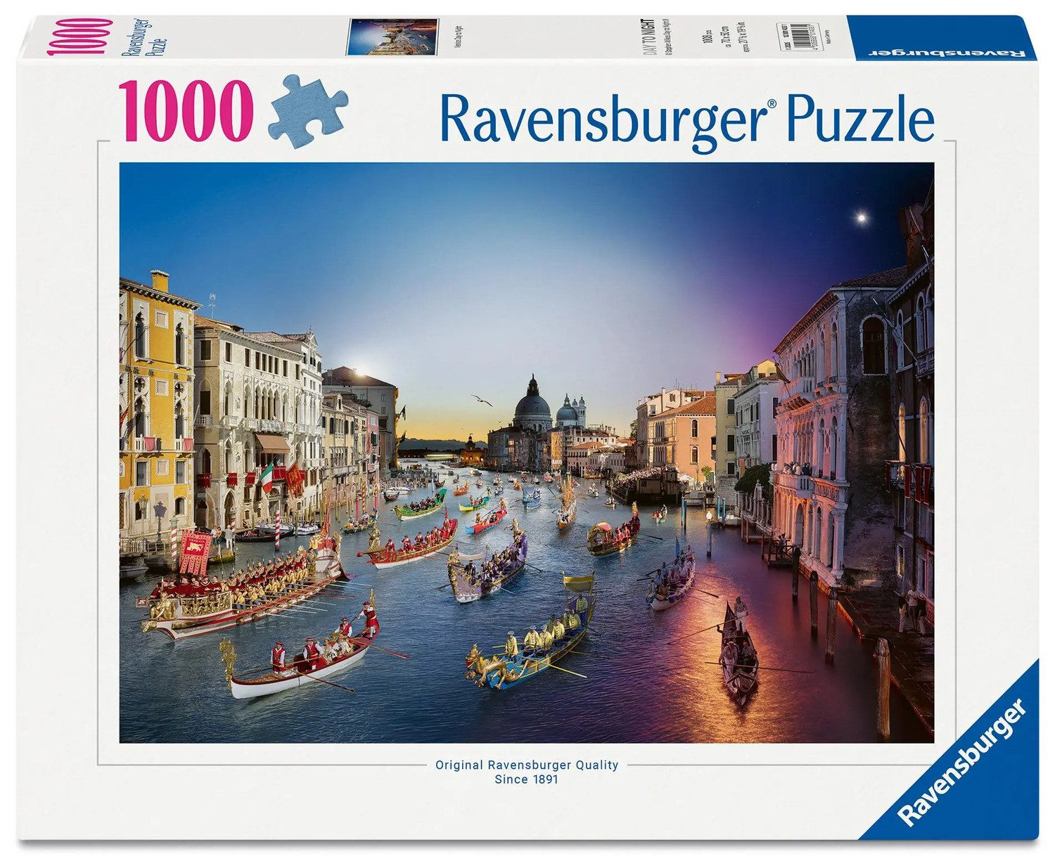 Ravensburger Puzzle Erwachsenenpuzzle 1000 Teile - Venedig von Tag zu Nacht günstig online kaufen