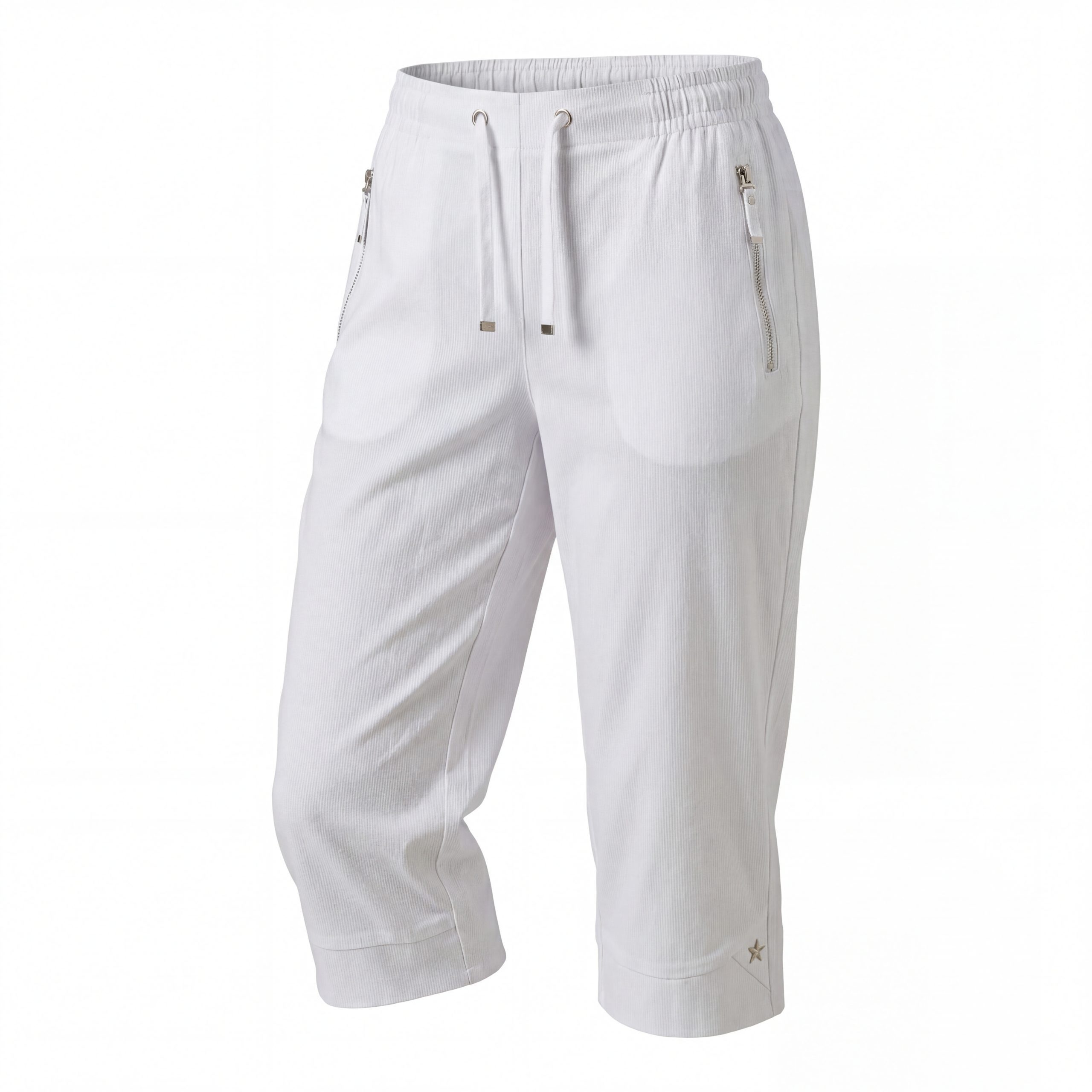 OriginalYou Caprihose Damen Sommerhose Nadelstreifen 7/8 Freizeithose mit G günstig online kaufen
