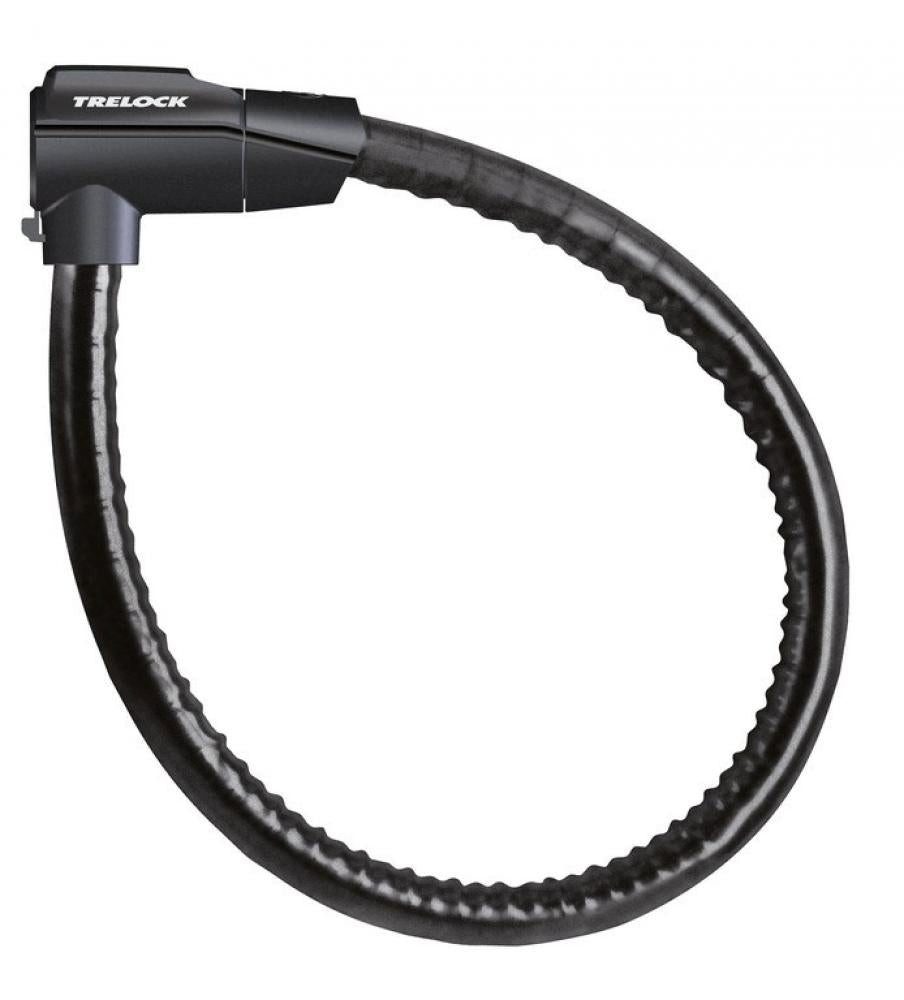 Trelock Rahmenschloss Trelock Panzerkabelschloss 100 cm D 26 mm PK 560/100/26 schwarz mit Ha