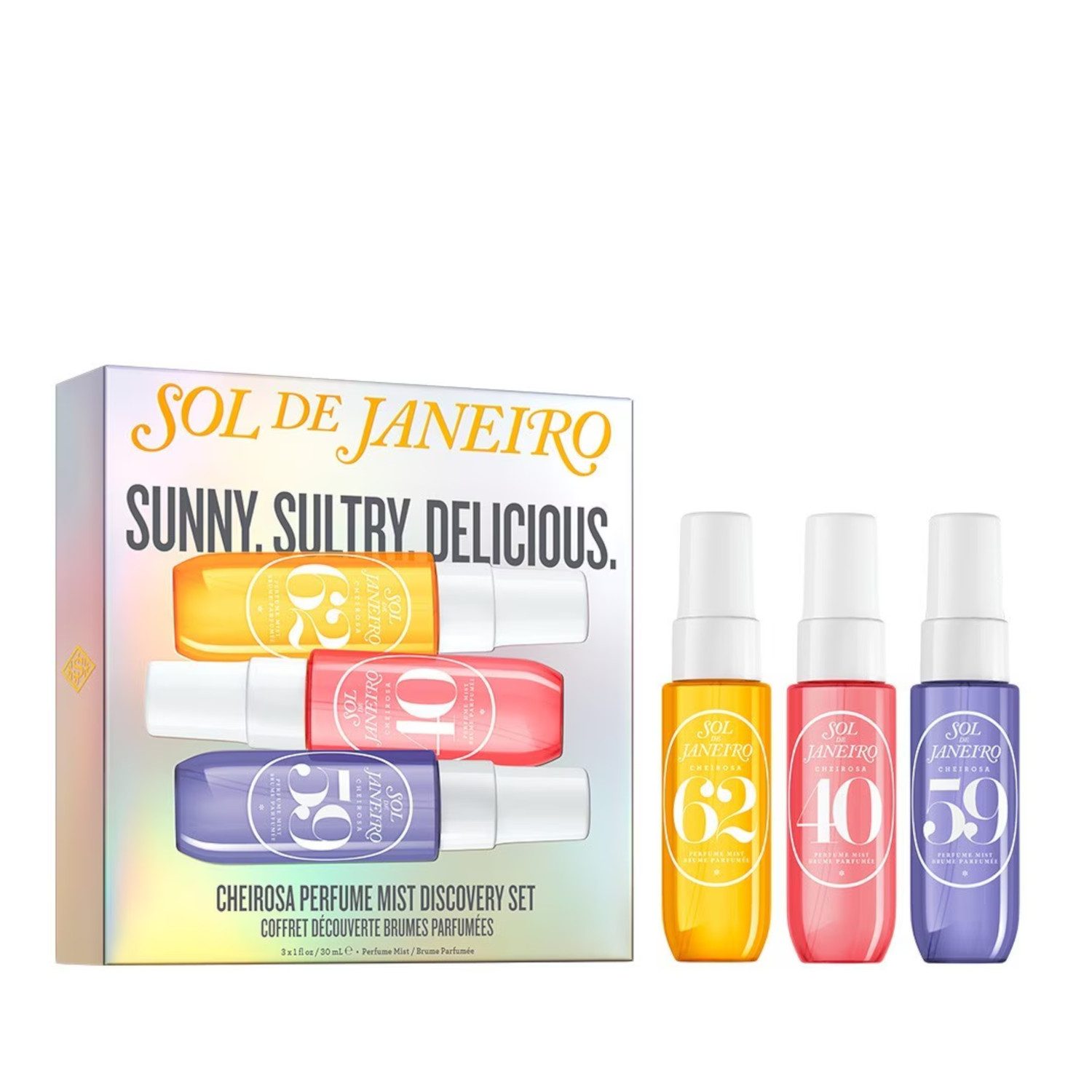 Sol de Janeiro Gesichts- und Körperspray Sol de Janeiro Cheirosa Perfume Mist Discovery Set Trio, 3-tlg., 3-teiliges Duftset mit Cheirosa Perfume Mists