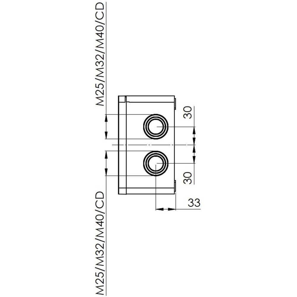 WISKA Verteilerbox Wiska 10110743 x Abzweigkasten (L Weiß x x 160 x 200 94 IP66/I mm H) B