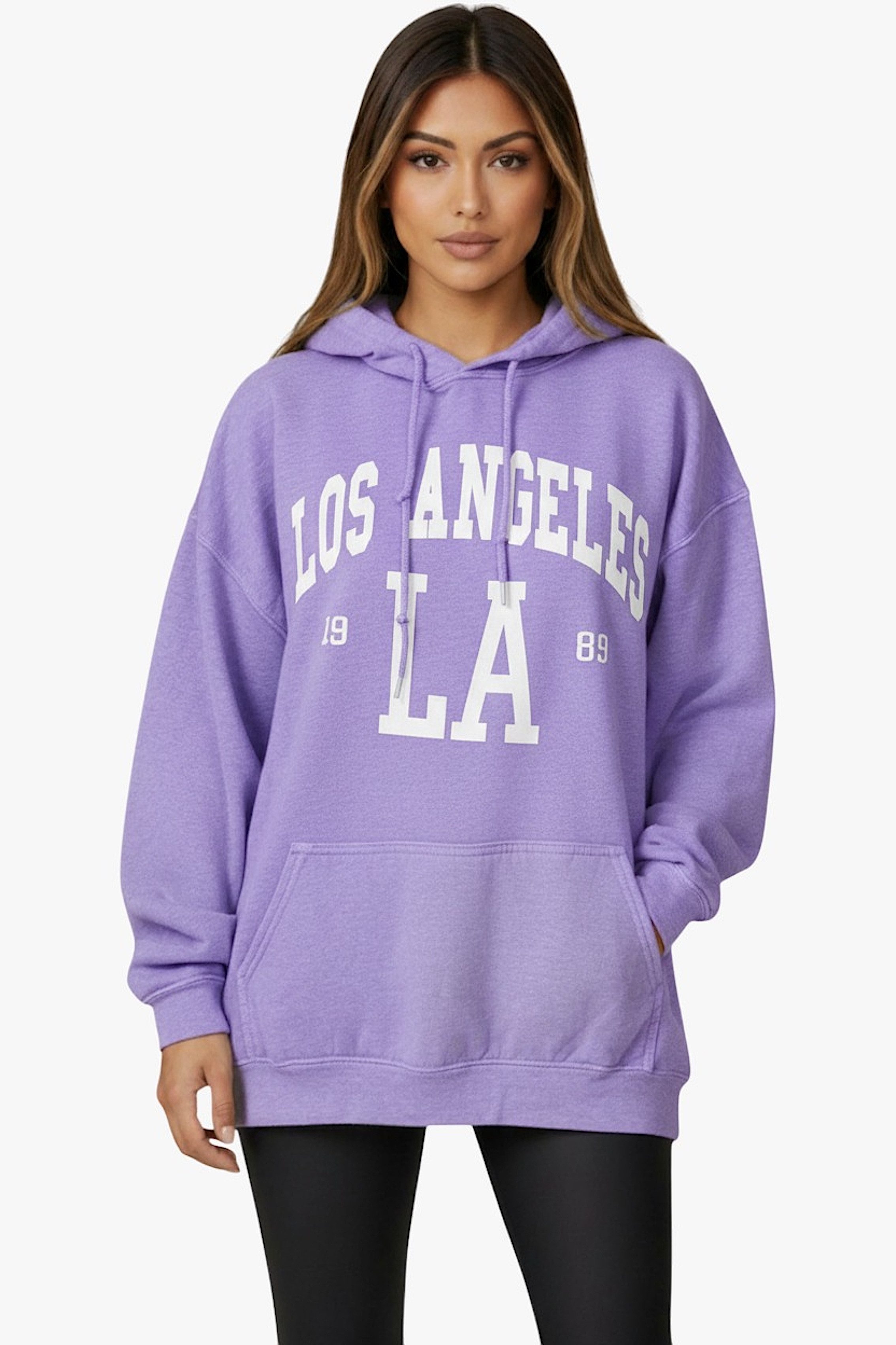 Worldclassca Hoodie Worldclassca Oversized Hoodie LA Kapuzenpullover Washed Sweatshirt NEU