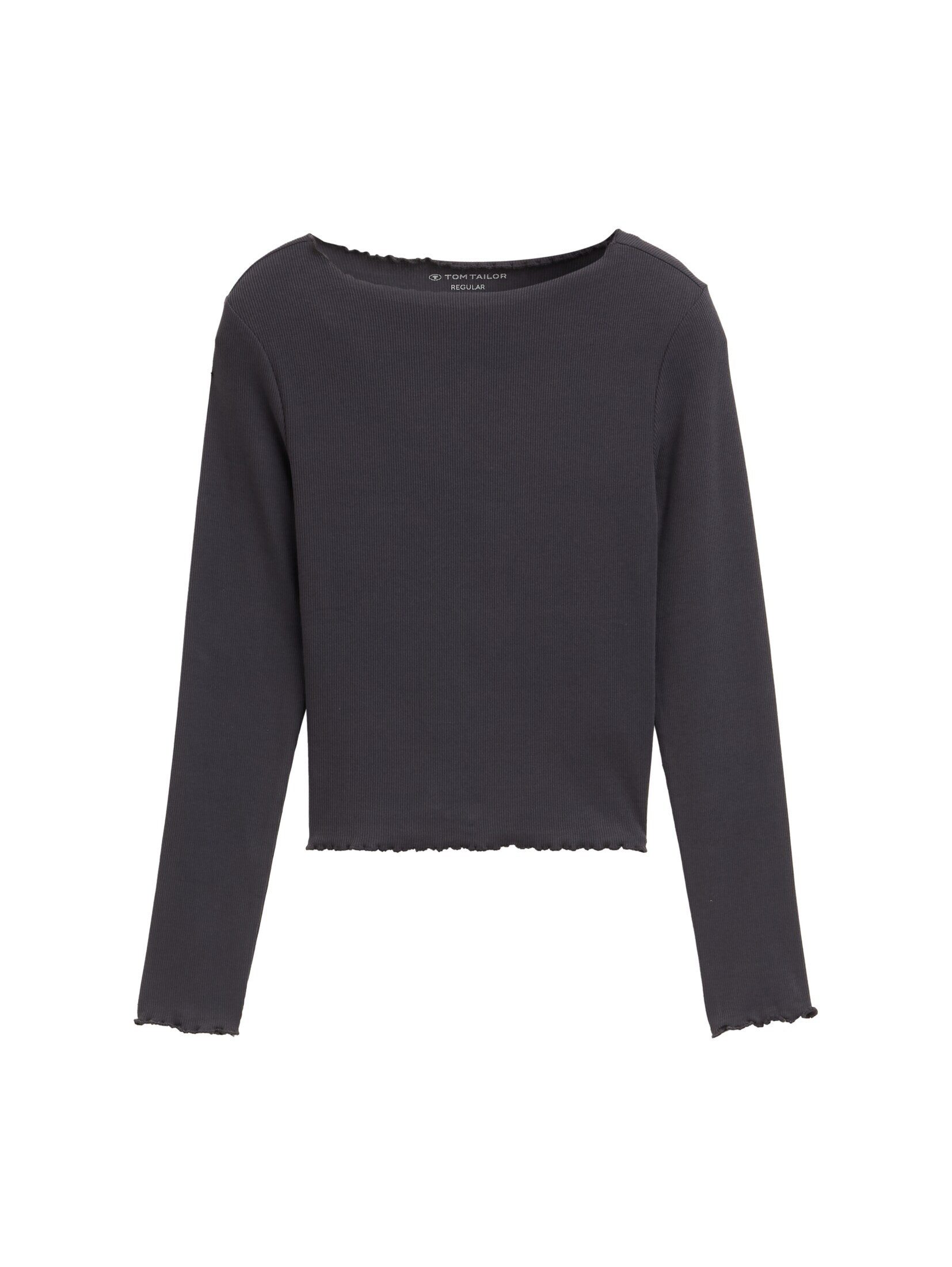 Langarmshirt Ripp Langarmshirt