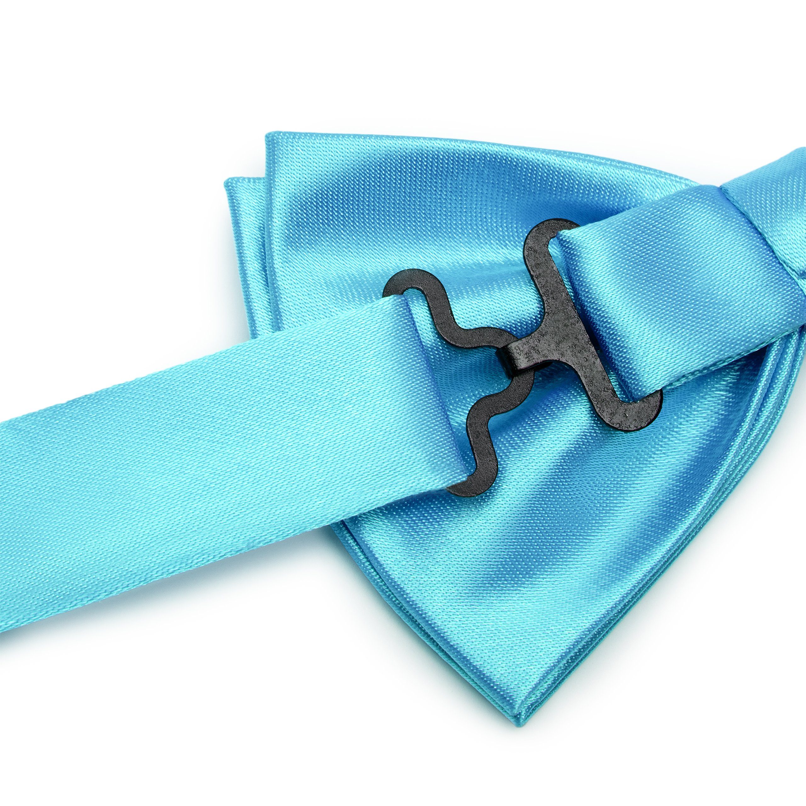 Ladeheid Fliege Elegante Herren Fliege -Hochwertig Glänzend Verstellbar BMS (12cmx6cm)