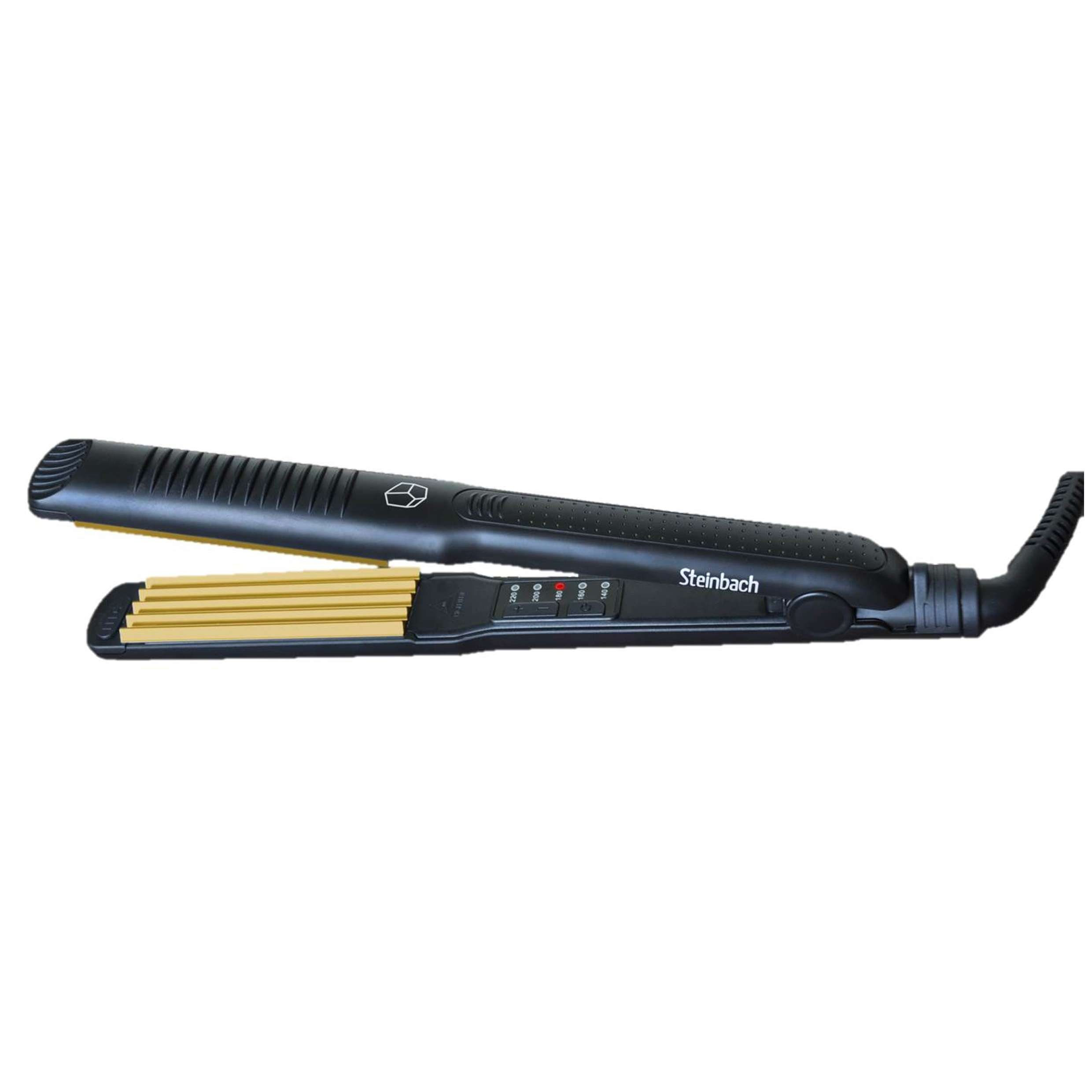 Steinbach Glätteisen Cute Crimp Straightener Keramikbeschichtung mit Turmalin, Turmalin-Ionic 3 in 1 wet & dry Kreppeisen mit 5 Temperaturstufen