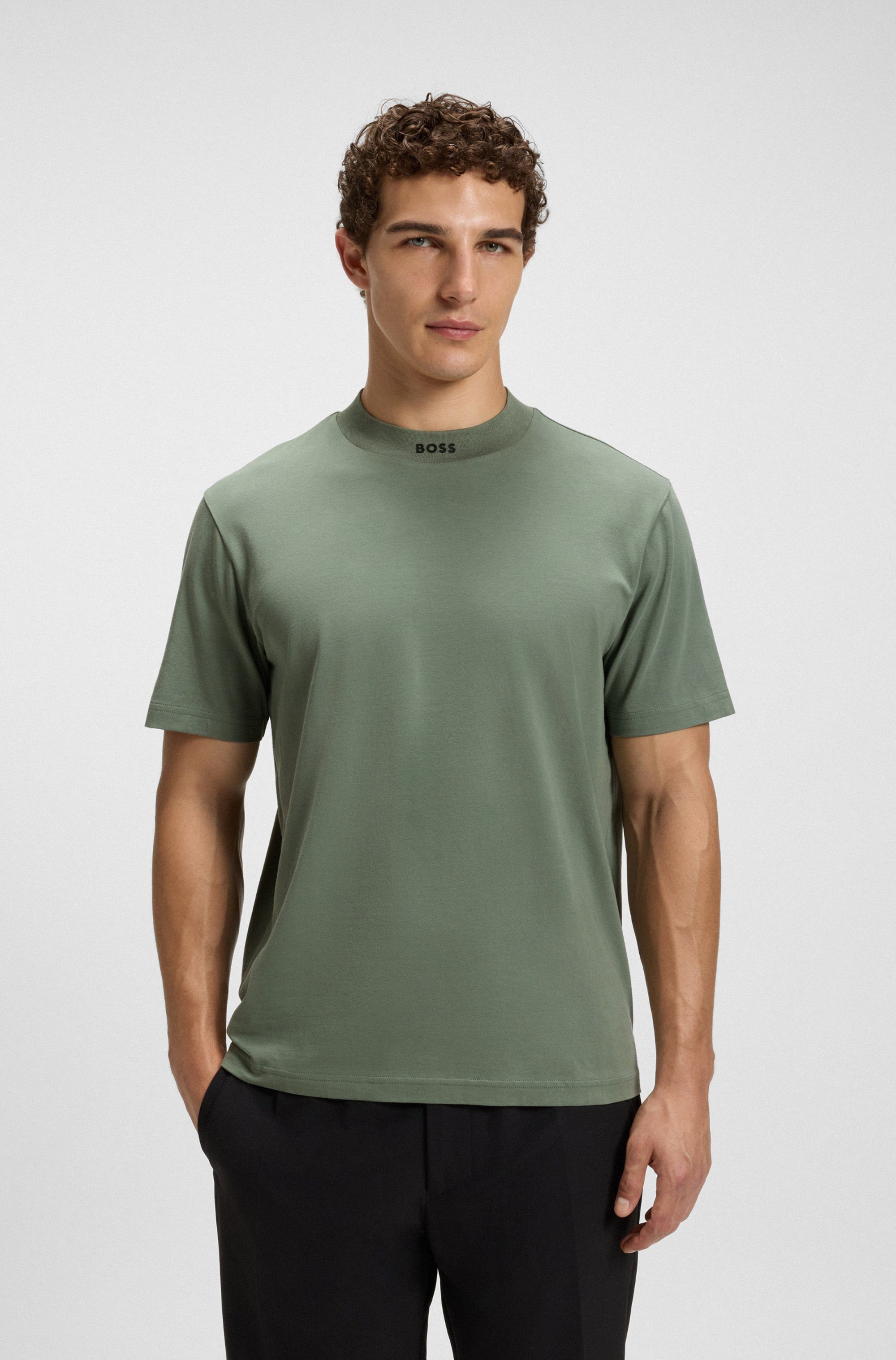 BOSS GREEN T-Shirt Tee Collar Zone günstig online kaufen