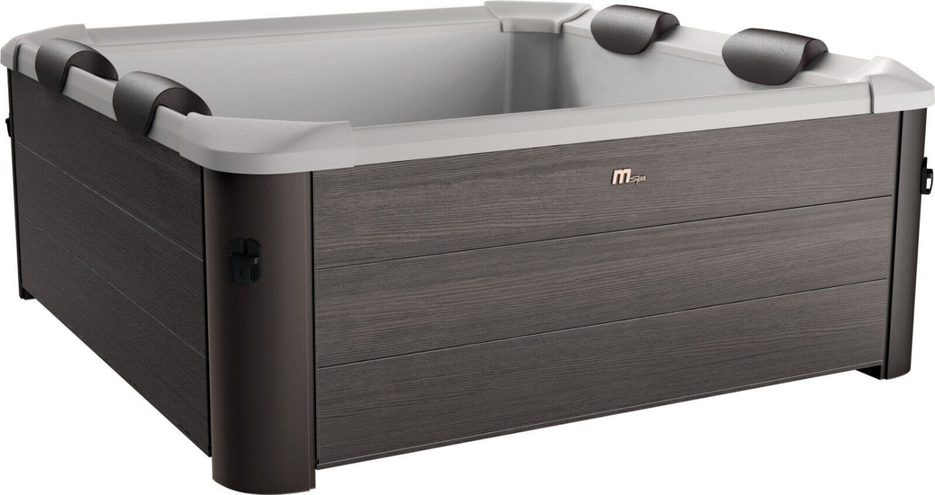 DEKO VERTRIEB BAYERN Whirlpool XXL Premium MSPA Whirlpool Outdoor Pool 160x160x65cm UVC+OZON Tribeca