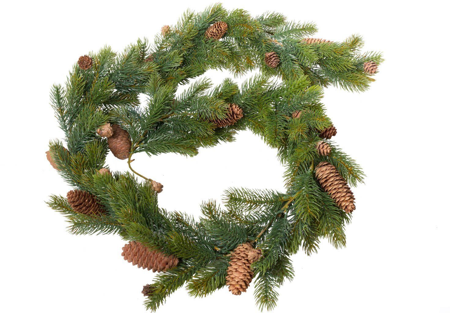 Künstliche Zimmerpflanze Tannengirlande Oslo Tanne, Botanic-Haus, Höhe 180 günstig online kaufen