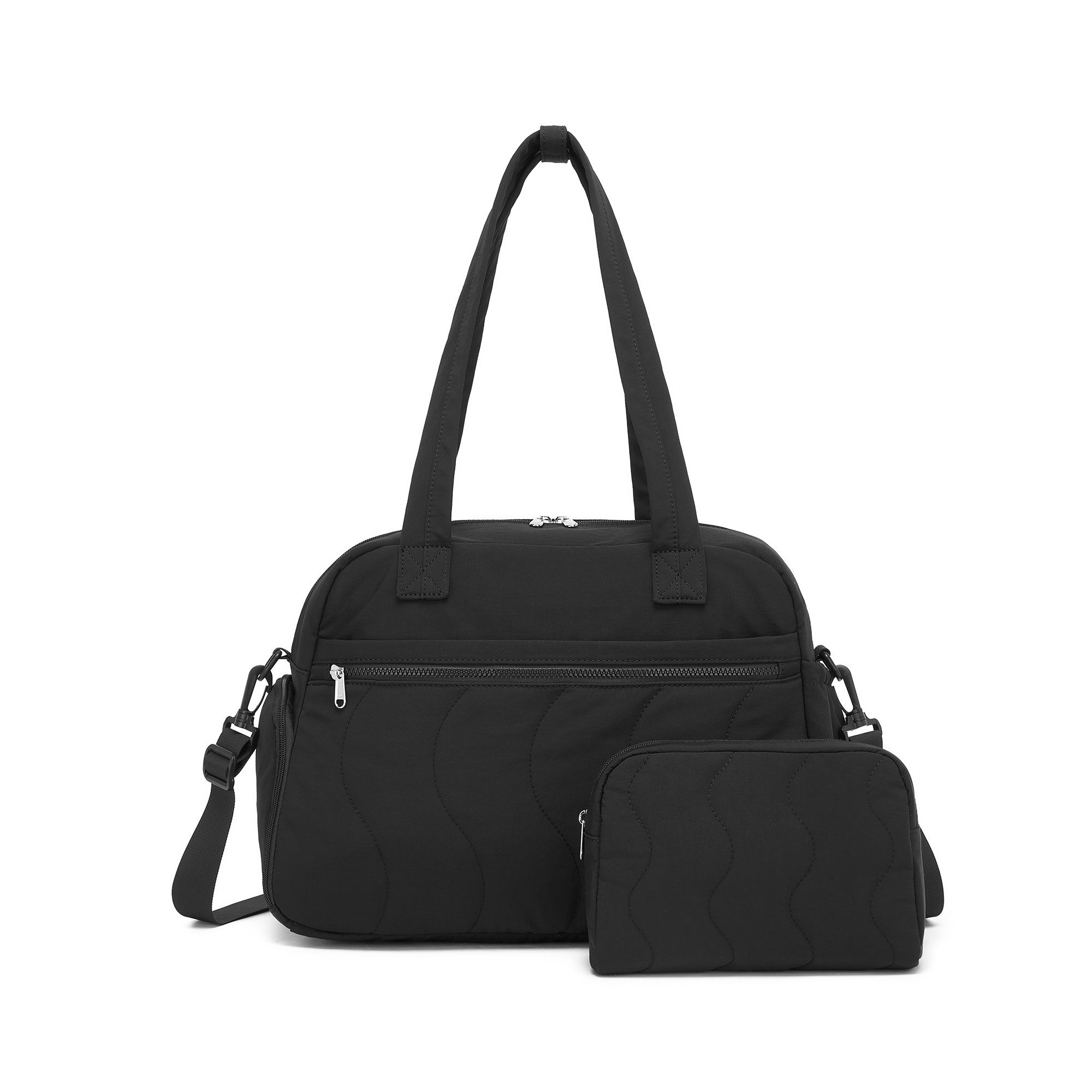 Miss Lulu Reisetasche 2-teilige Tasche Set 24L, Wasserabweisende Weekender Tasche