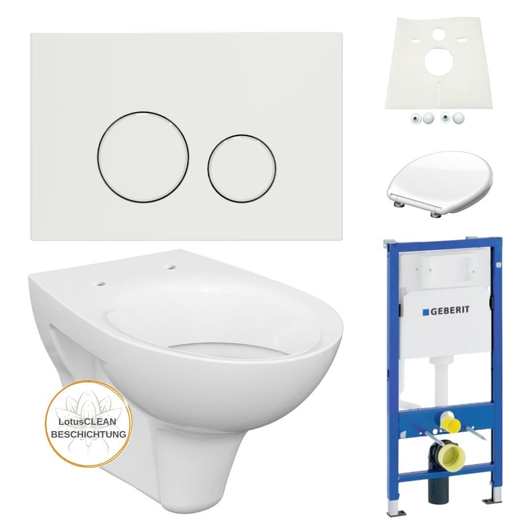 Vorwandelement WC Geberit Vorwandelement WC Drückerplatte Set Neu