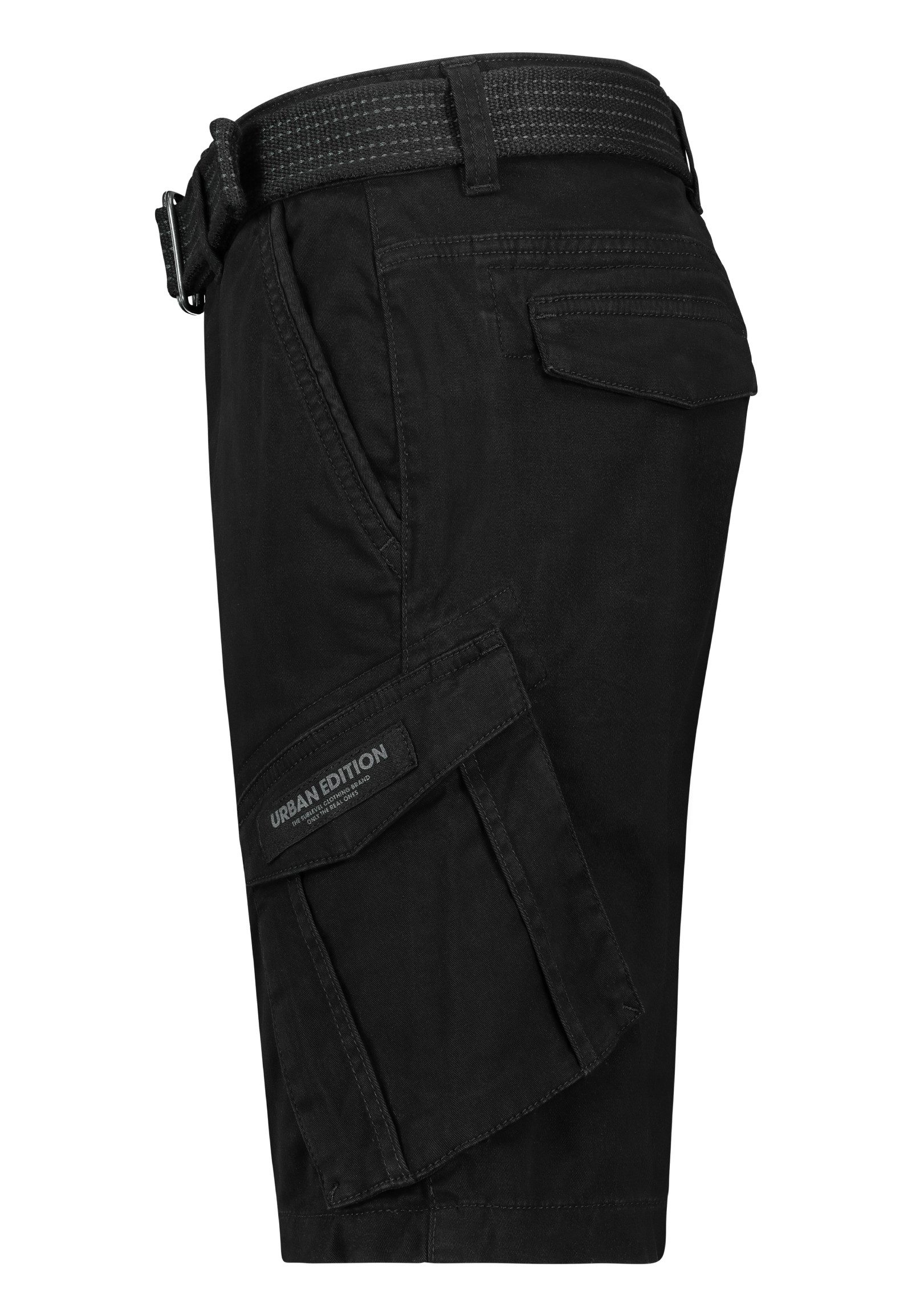 SUBLEVEL Cargoshorts Herren Cargo Shorts kurze Hose Bermuda Knielang Short Sommer + Gürtel