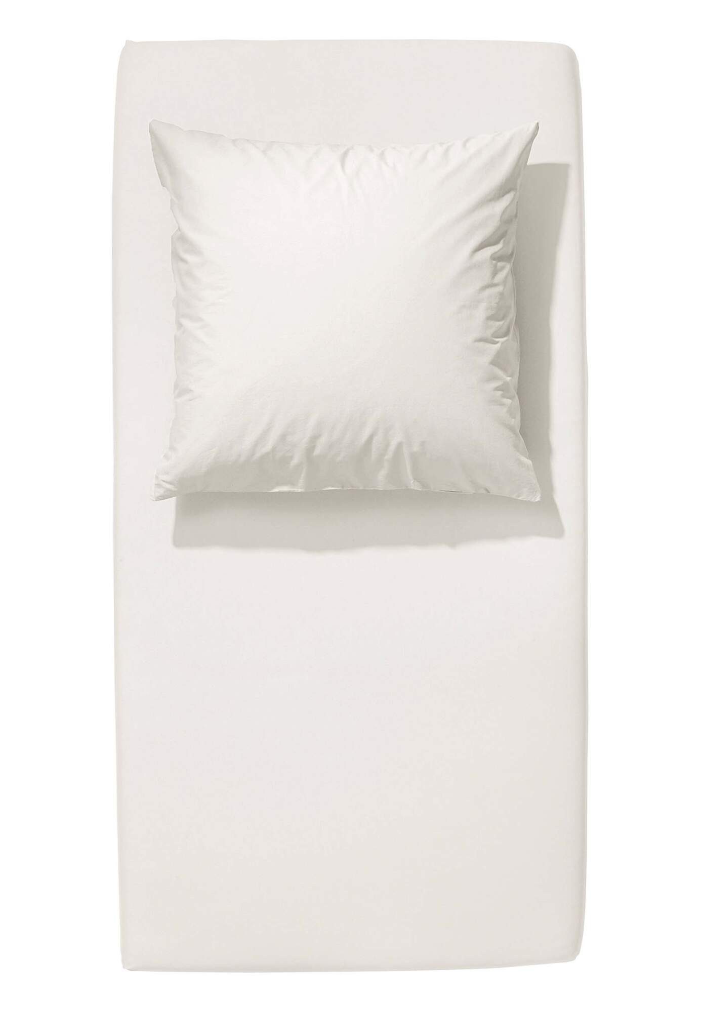 Hessnatur Натяжные простыни aus reiner Bio-Baumwolle, Web, Gummizug: Satin Натяжные простыни, (1 Stück)