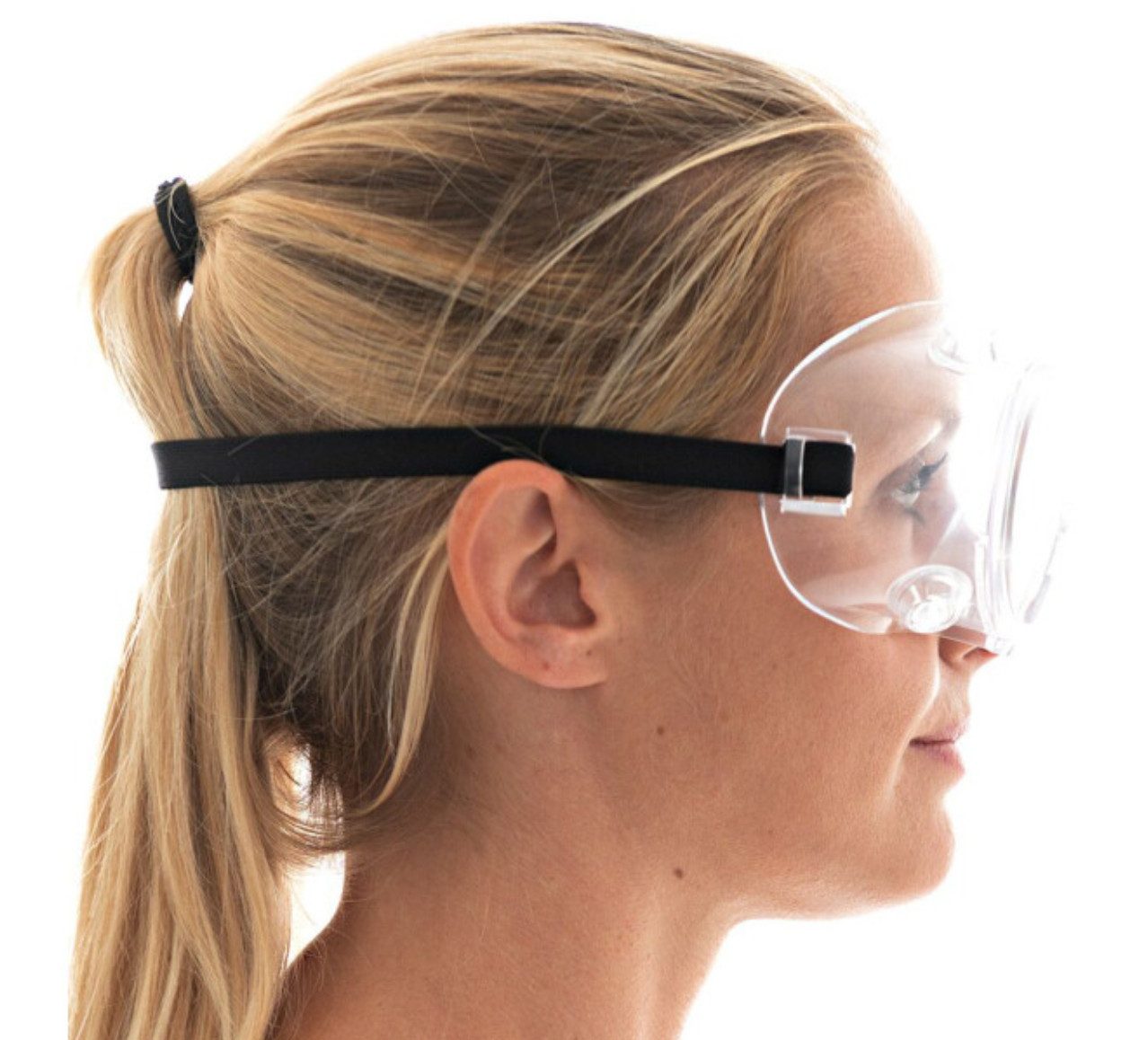 DocMed Arbeitsschutzbrille Clear Anti Beschlag-Vollsicht-Schutzbrille, (Schutzbrille für Industrie und Handwerk, 1St., kratzfeste Augenschutz Brille), Integrierte Luftventile, Transparentes Design