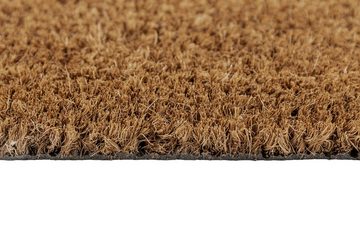 Fußmatte Kokos Hund, Andiamo, rechteckig, Höhe: 17 mm, Schmutzfangmatte, mit Spruch, In- und Outdoor geeignet