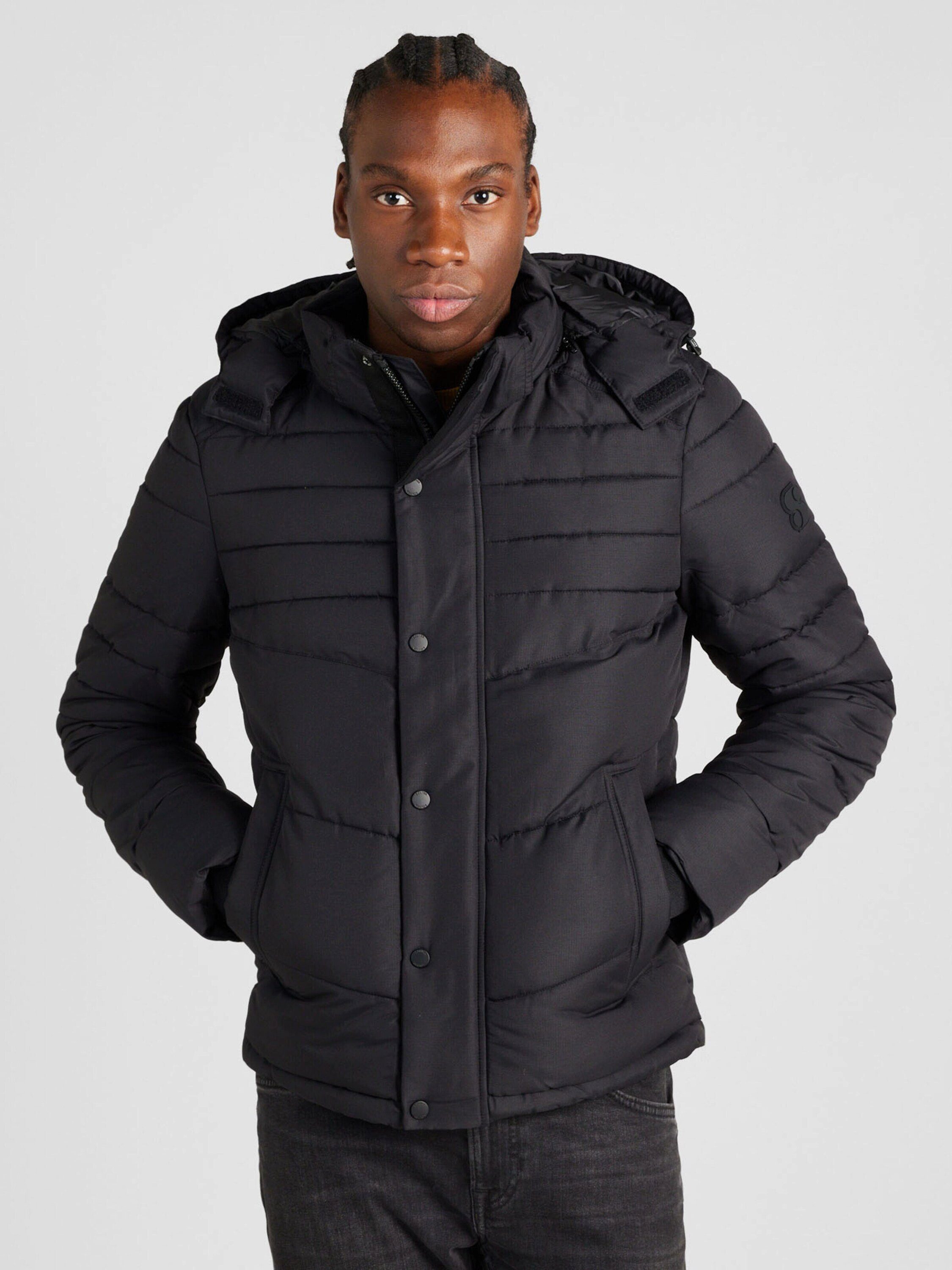 s.Oliver (1-St) Schwarz Steppjacke