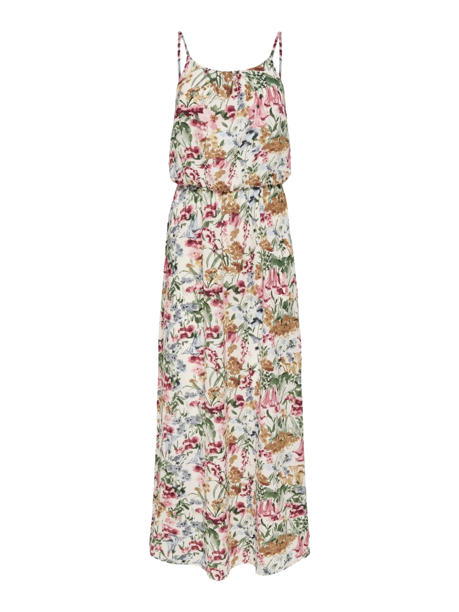ONLY Partykleid 2027 2_SPRING2 weiß,Casual,Polyester,Bunt,Rundhals,Ärmellos,Casual Fit