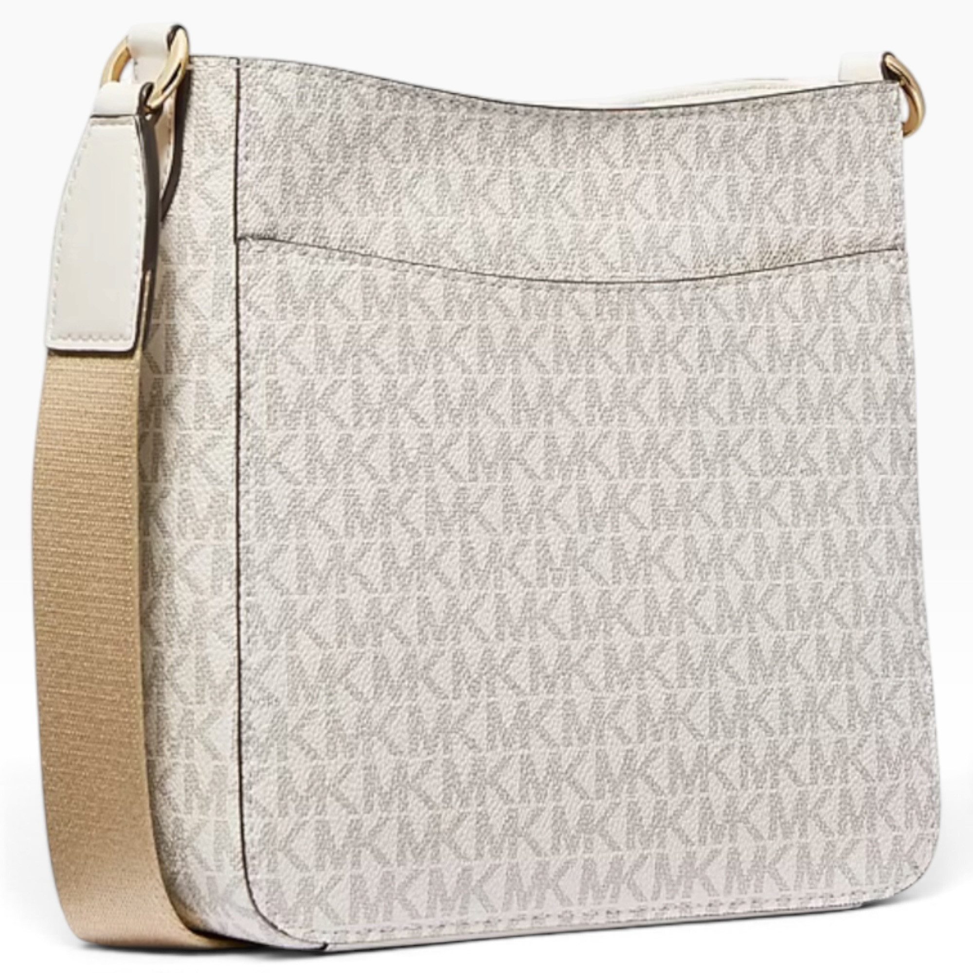 MICHAEL KORS Umhängetasche Michael Kors Umhängetasche Jet Set Travel Canvas Weiß, verstellbarer Schulterriemen – Bild 3 von 4