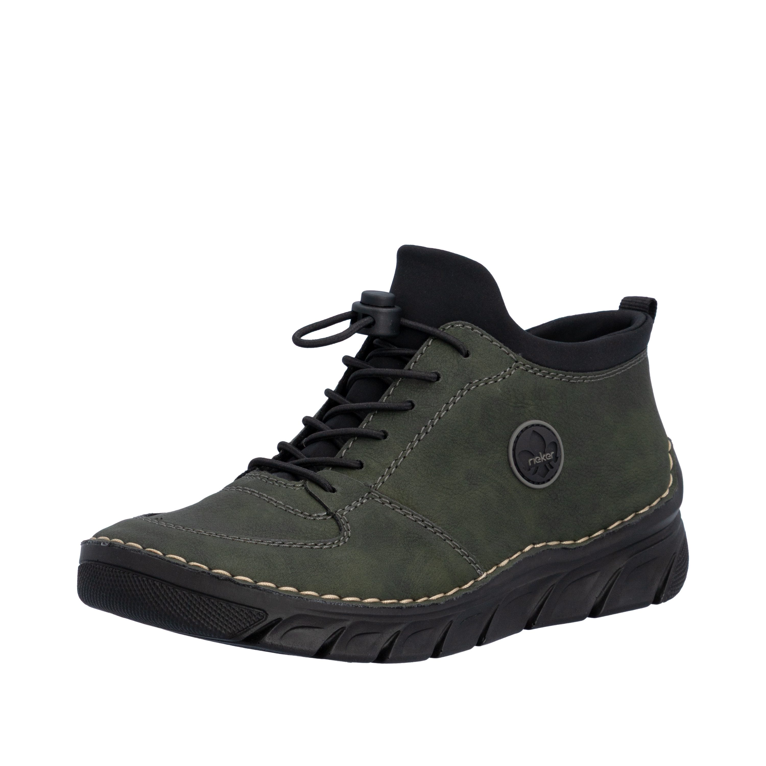 Rieker Slip-On Sneaker Slipper, Schlupfschuh, Halbschuh mit Schnellverschluss und Gummizug