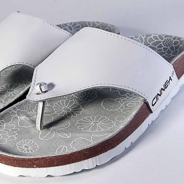 CINNEA SUMMER Pantolette Riemen aus Leder, handgefertigt