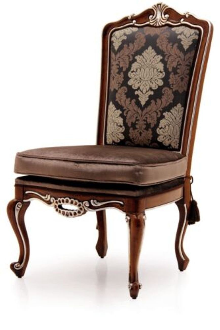 JVmoebel Esszimmerstuhl, Designer Textil Stuhl Stühle Esszimmerstühle Massivholz Stuhl