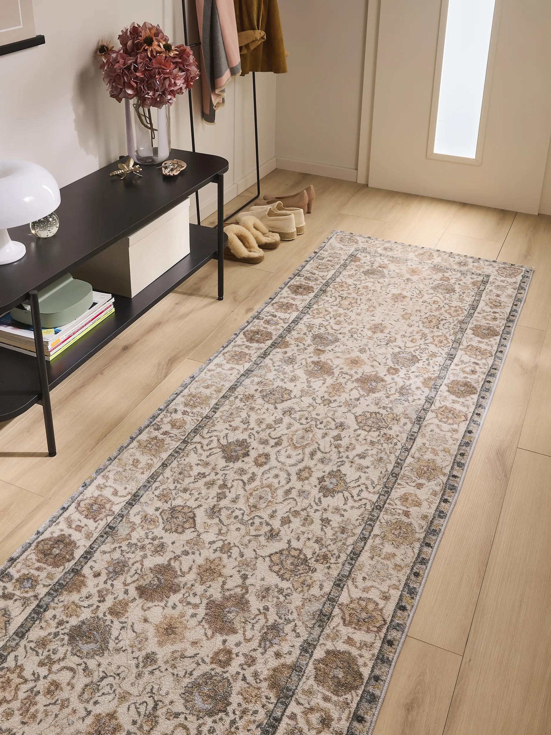 benuta Läufer Mara, rechteckig, Höhe: 6 mm, Kunstfaser, Berber, Ethno-Style, Wohnzimmer