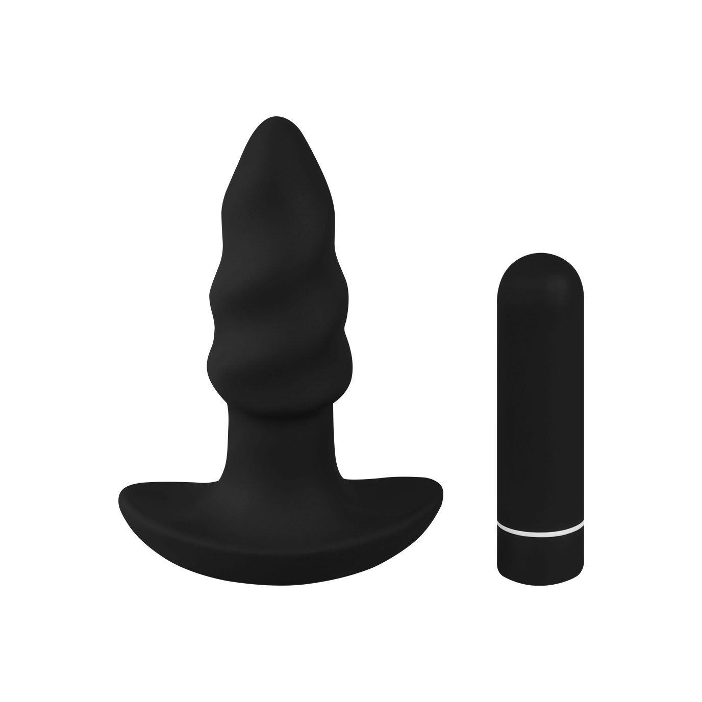 Beliebte Klassiker EIS Anal-Stimulator EIS Analvibrator, 'Spiralförmiger wasserdicht Analplug, 9,8cm'