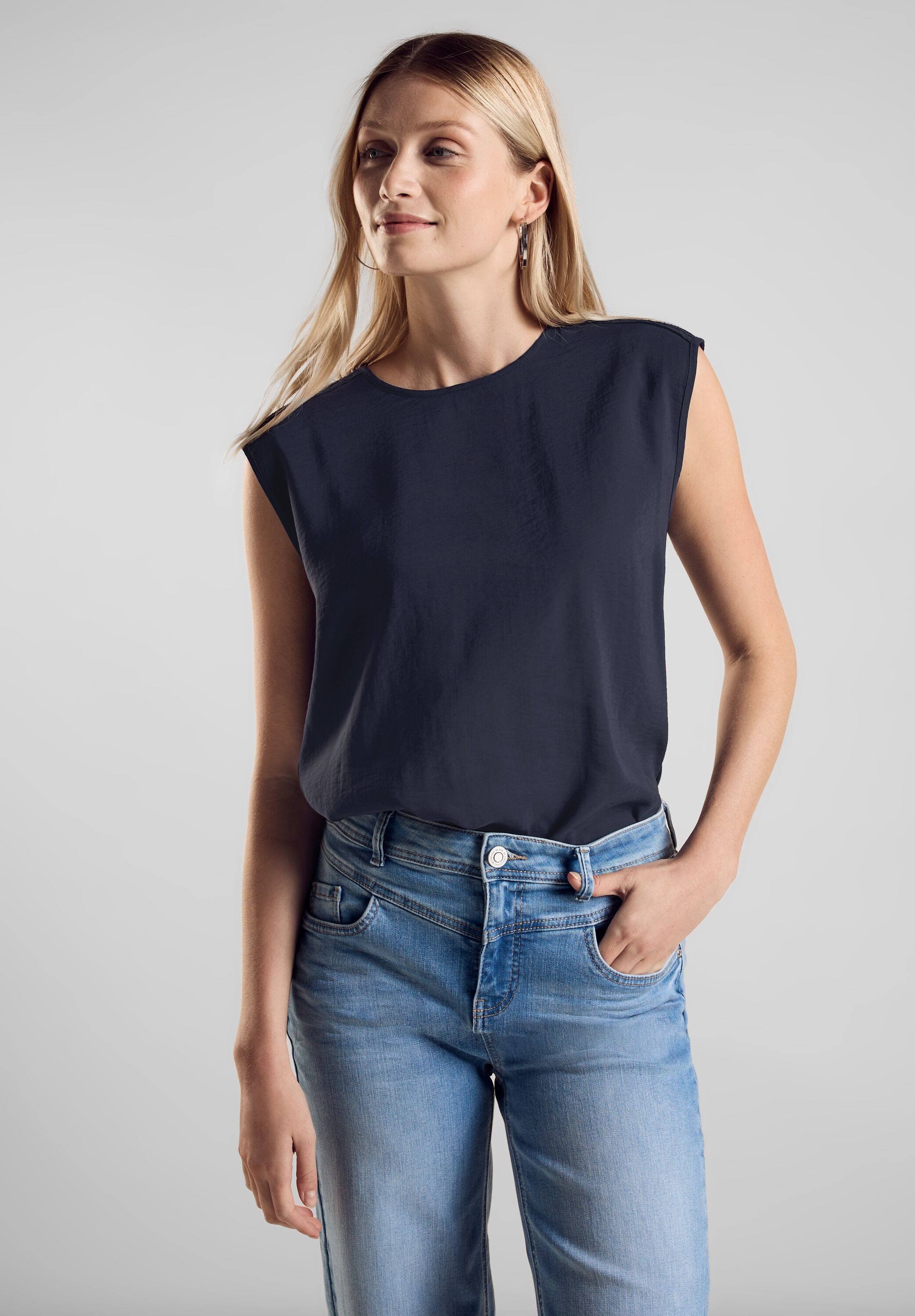 STREET ONE Shirttop aus softer Viskose