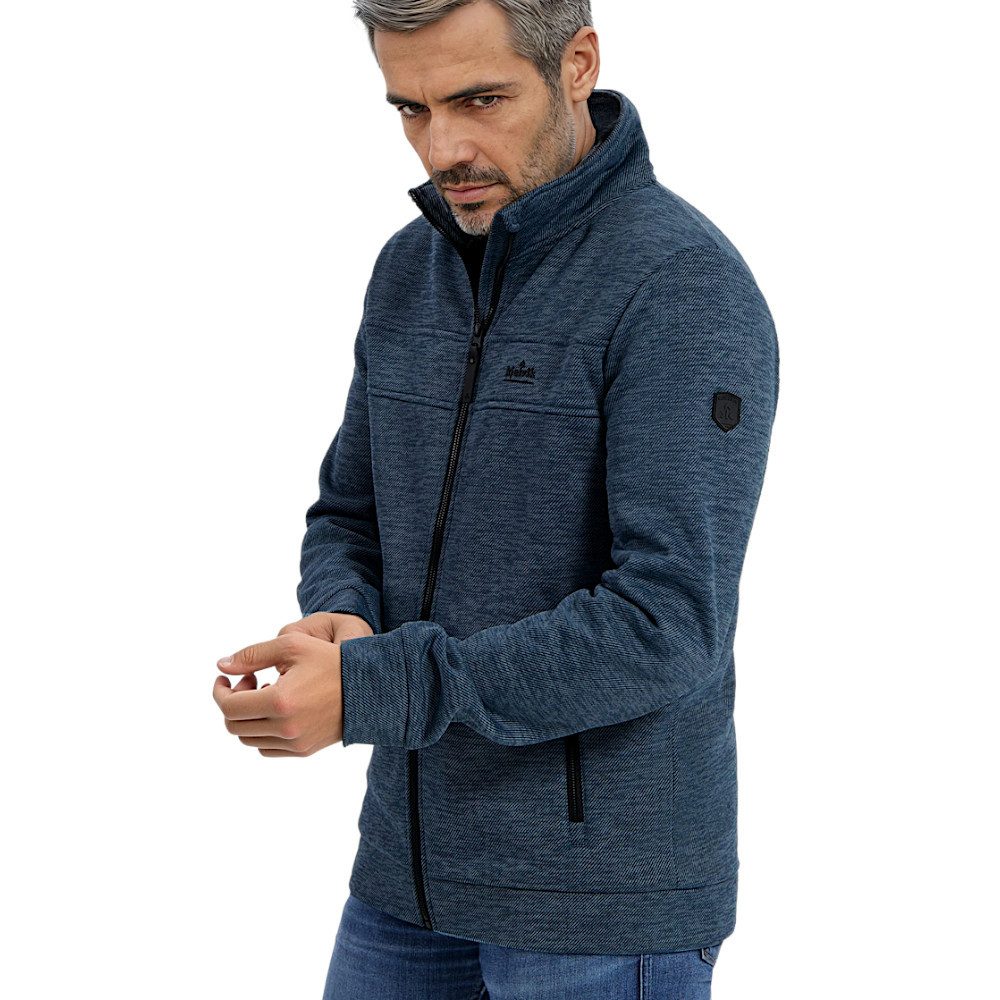Kjelvik Strickfleecejacke Herren Jacke Wilco Fleecejacke Strickfleece mit leichtem Fleecefutter, Soft Touch – Bild 4 von 5