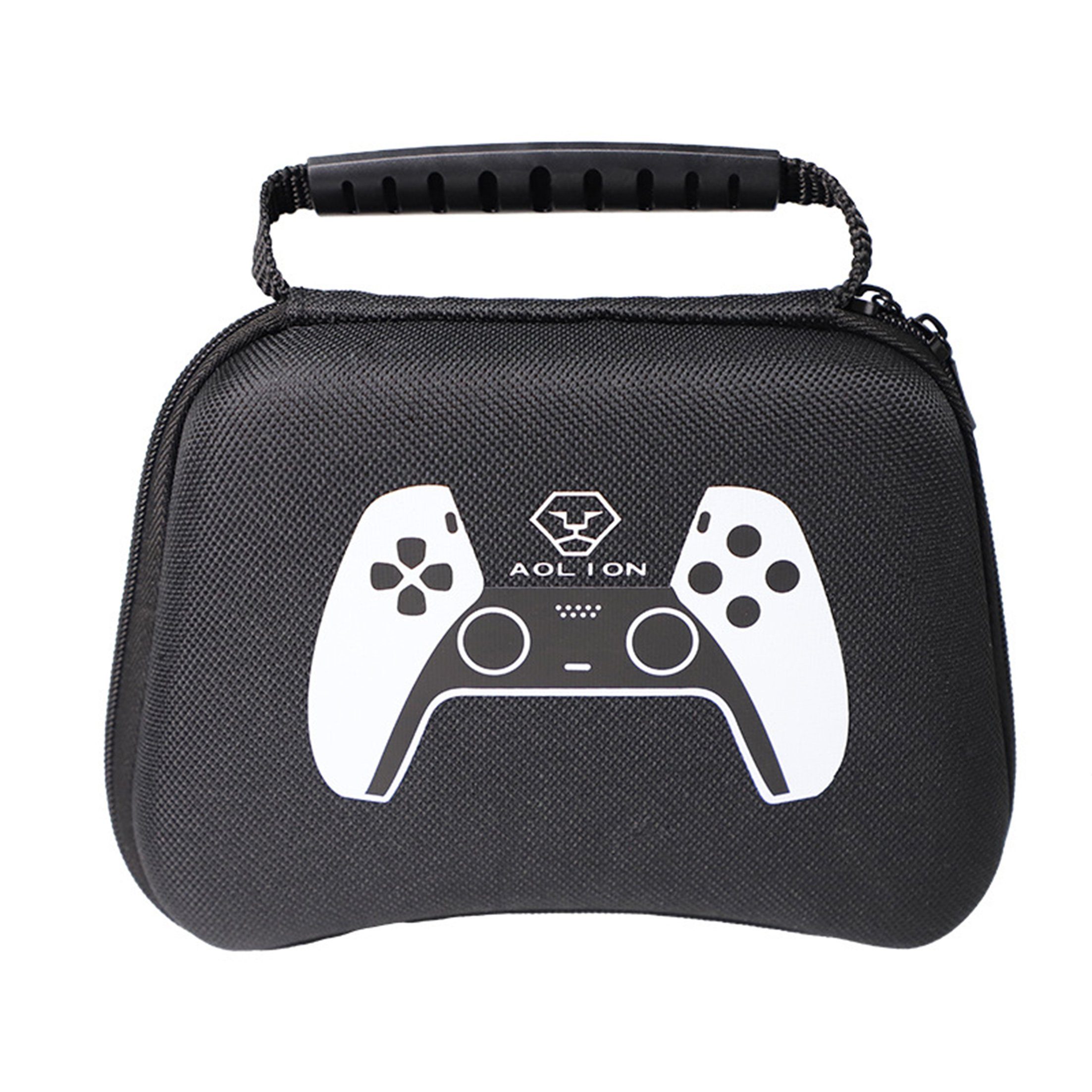 Tadow PS5 Gamepad Aufbewahrungstasche, Schutzhülle, EVA-Griff-Tasche PlayStation 5-Controller (Hartschale, sturzsicher, für PS5 Gamepad)