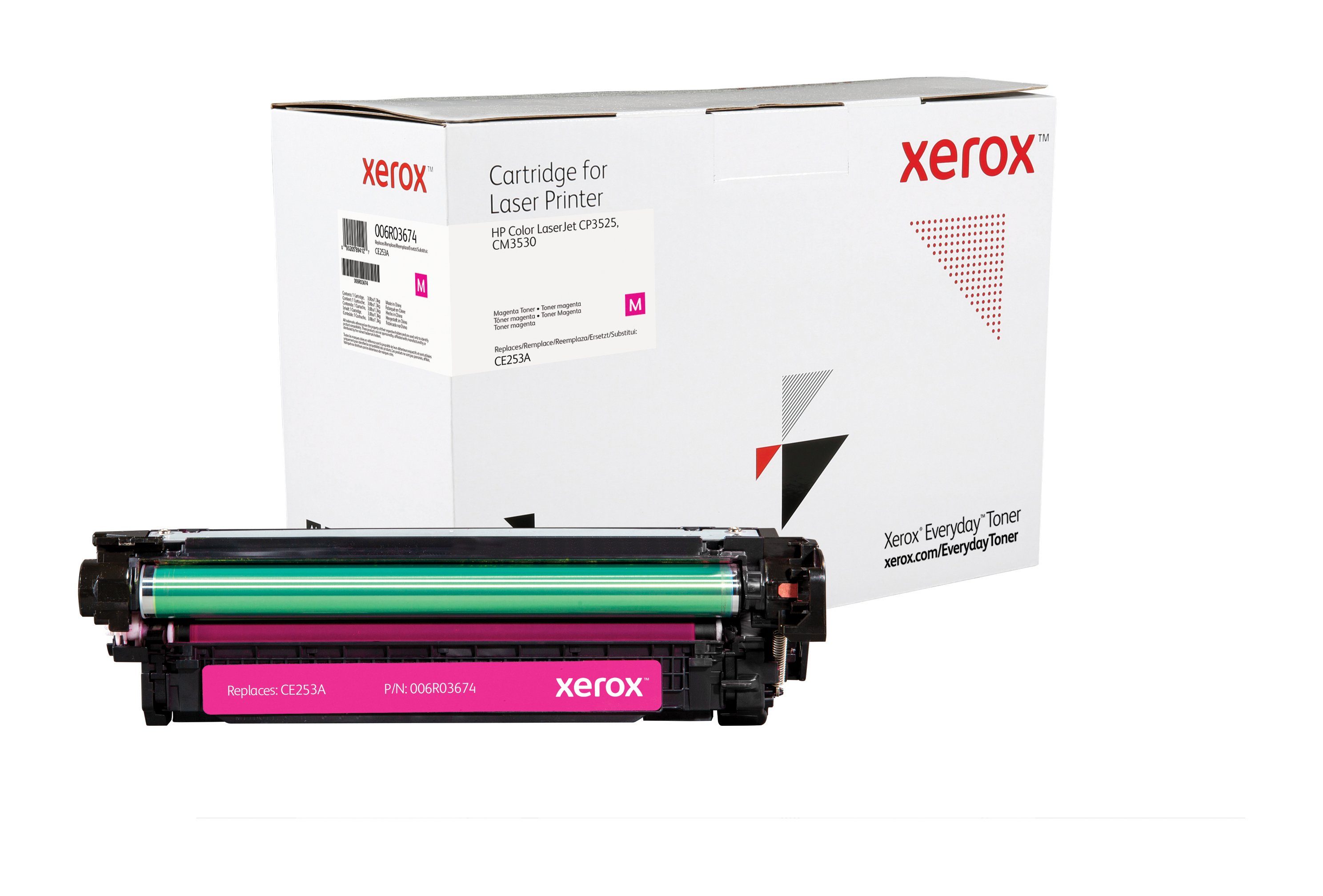 HP Tonerpatrone Magenta 504A kompatibel Everyday (CE253A) mit Toner Xerox