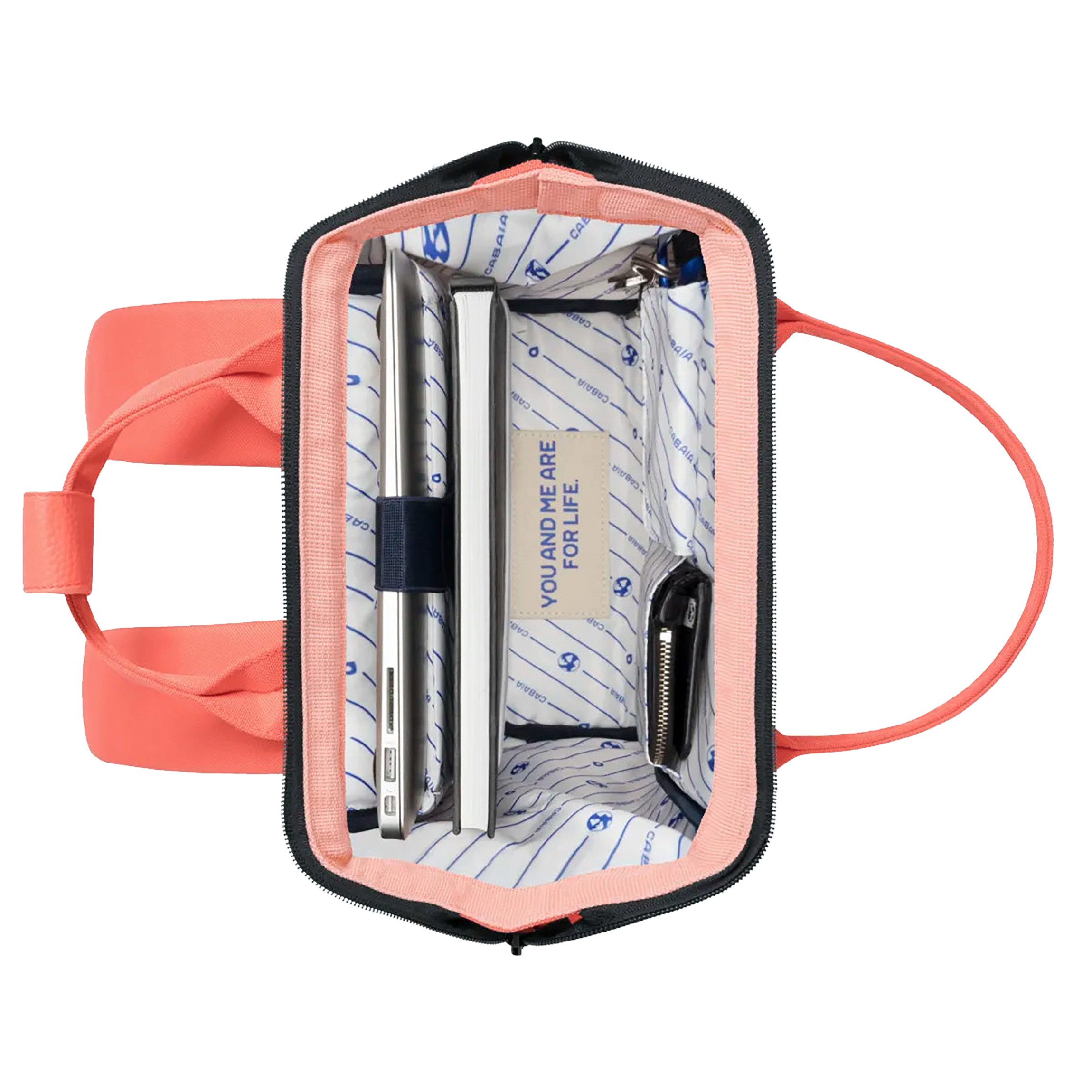 CABAIA Rucksack Himare (Set, 3-tlg., inkl. 2 auswechselbaren Vordertaschen), Tagesrucksack mit austauschbaren Vordertaschen
