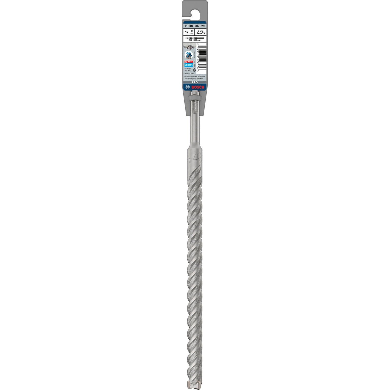 BOSCH Hammerbohrer Bosch PRO SDS plus-5X Hammerbohrer 17 x 250 x 310 mm - 2608836629