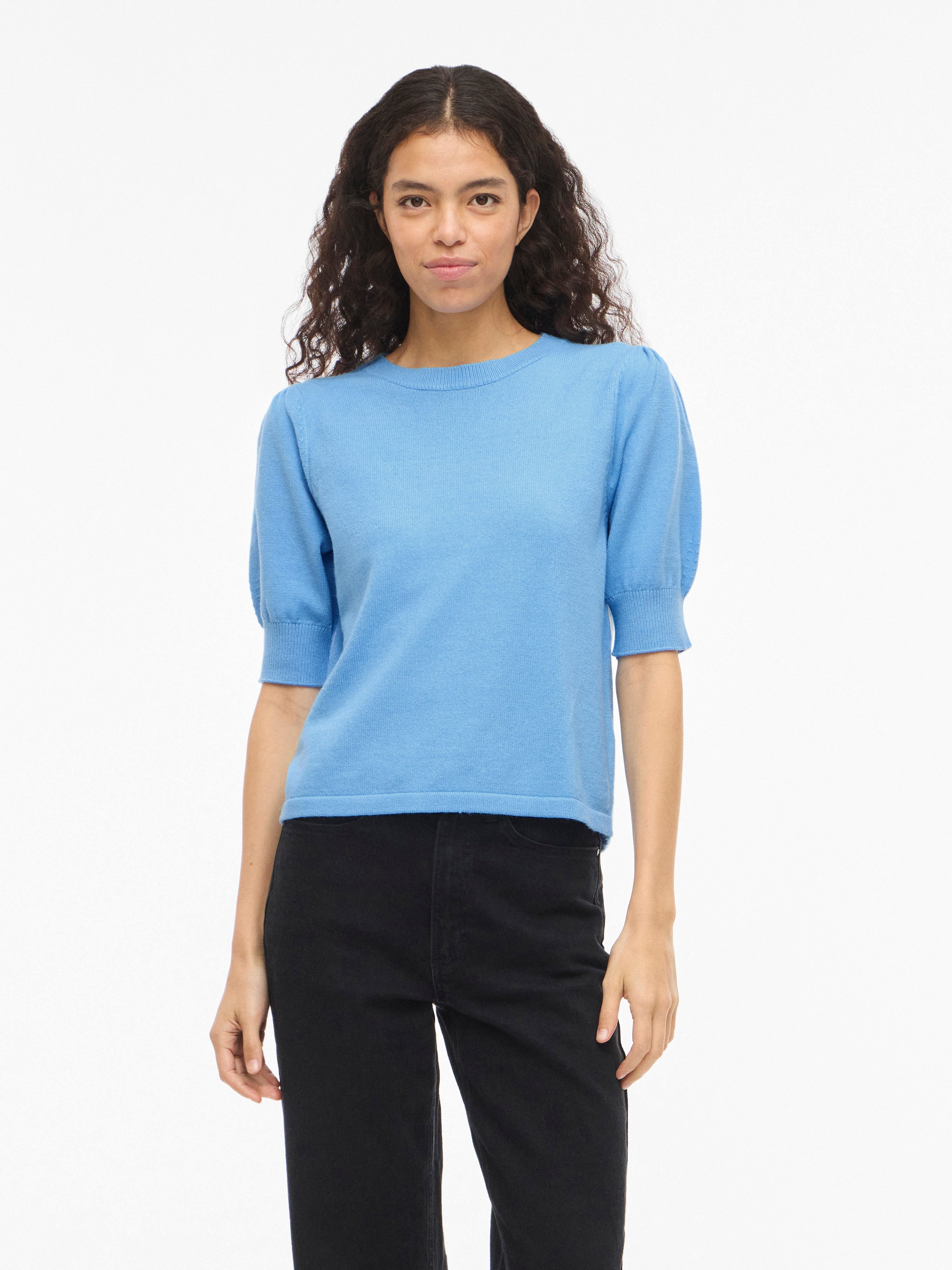 Vila Strickpullover VIRIL 2/4 SLEEVE O-NECK KNIT TOP - NOOS günstig online kaufen