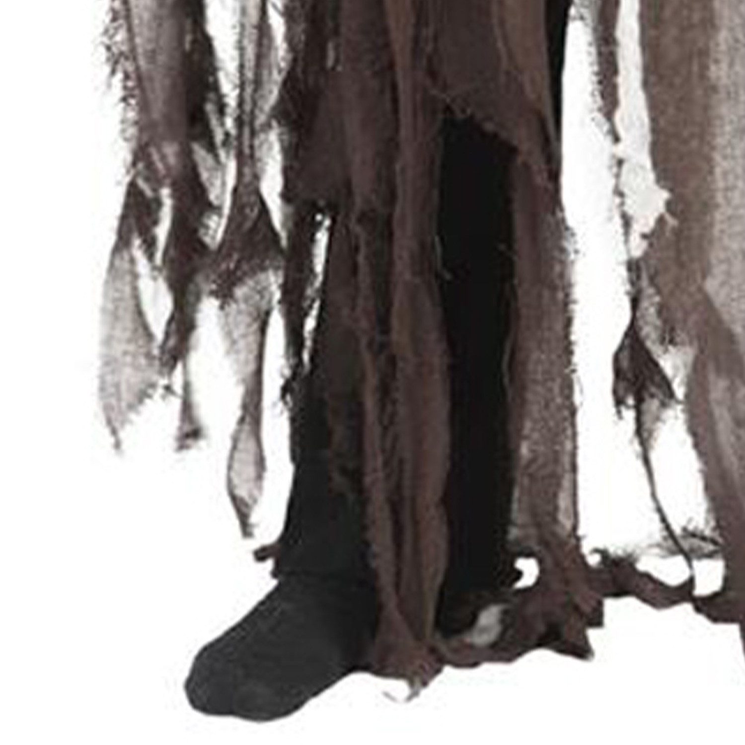 Funny Fashion Hexen-Kostüm Halloween Umhang mit Kapuze - Braun, Ghul Zombie