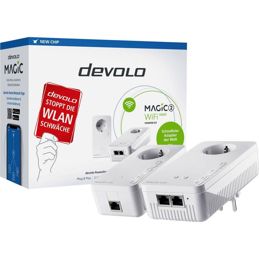 DEVOLO Magic 2 Wifi next Starter Kit DE,AT 8614 Reichweitenverstärker
