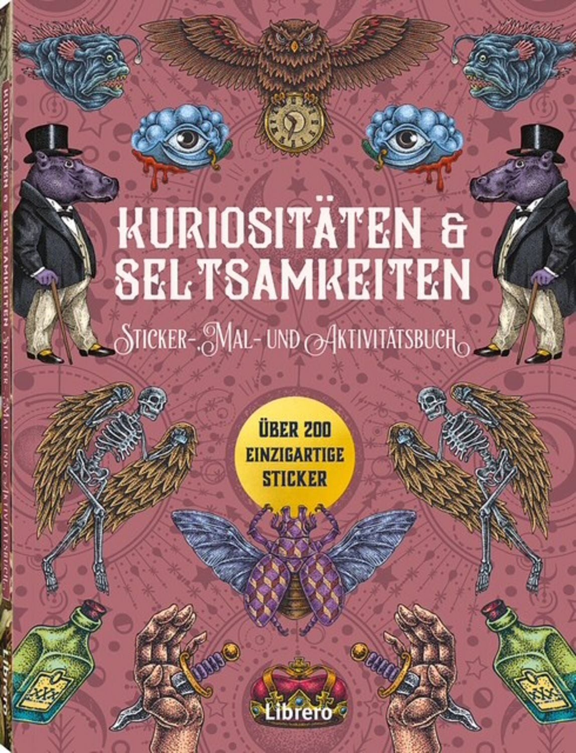 Kuriositäten & Seltsamkeiten - Stickerbuch / Jennifer Kushnier