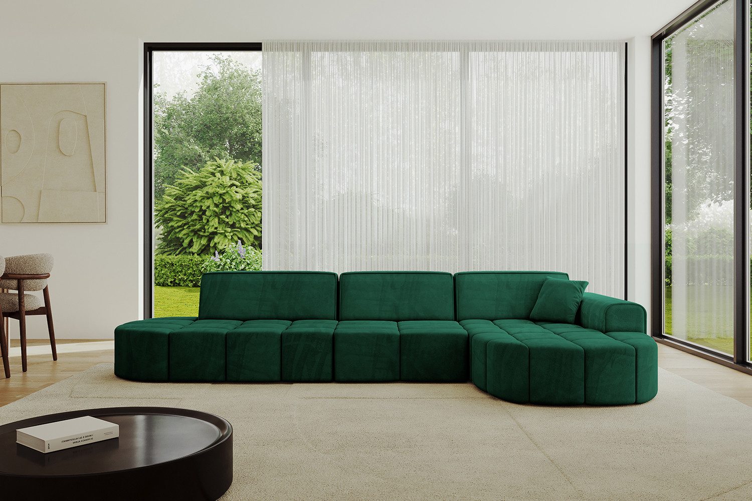 ALTDECOR Ecksofa Livo-L2, Sofa Praktische Bequeme Funktionsecke Couch L-Form Eckcouch, Corner Sofa L-Form Vielseitige Sofa Wohnlandschaft Wohnzimmer