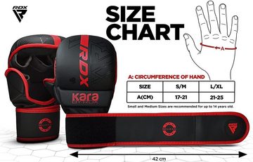 RDX Sports MMA-Handschuhe RDX MMA Handschuhe, MMA Gloves für Kampfsport Grappling Training