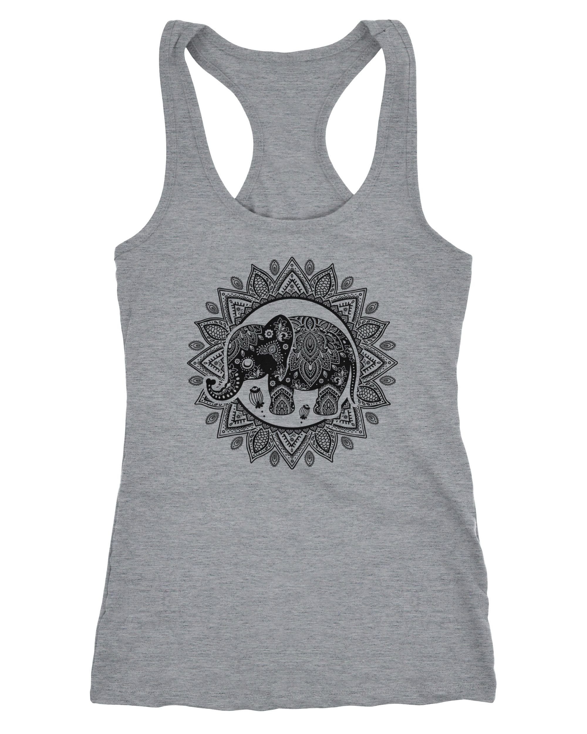 Neverless Tanktop Damen Tank-Top Elefant Mandala günstig online kaufen