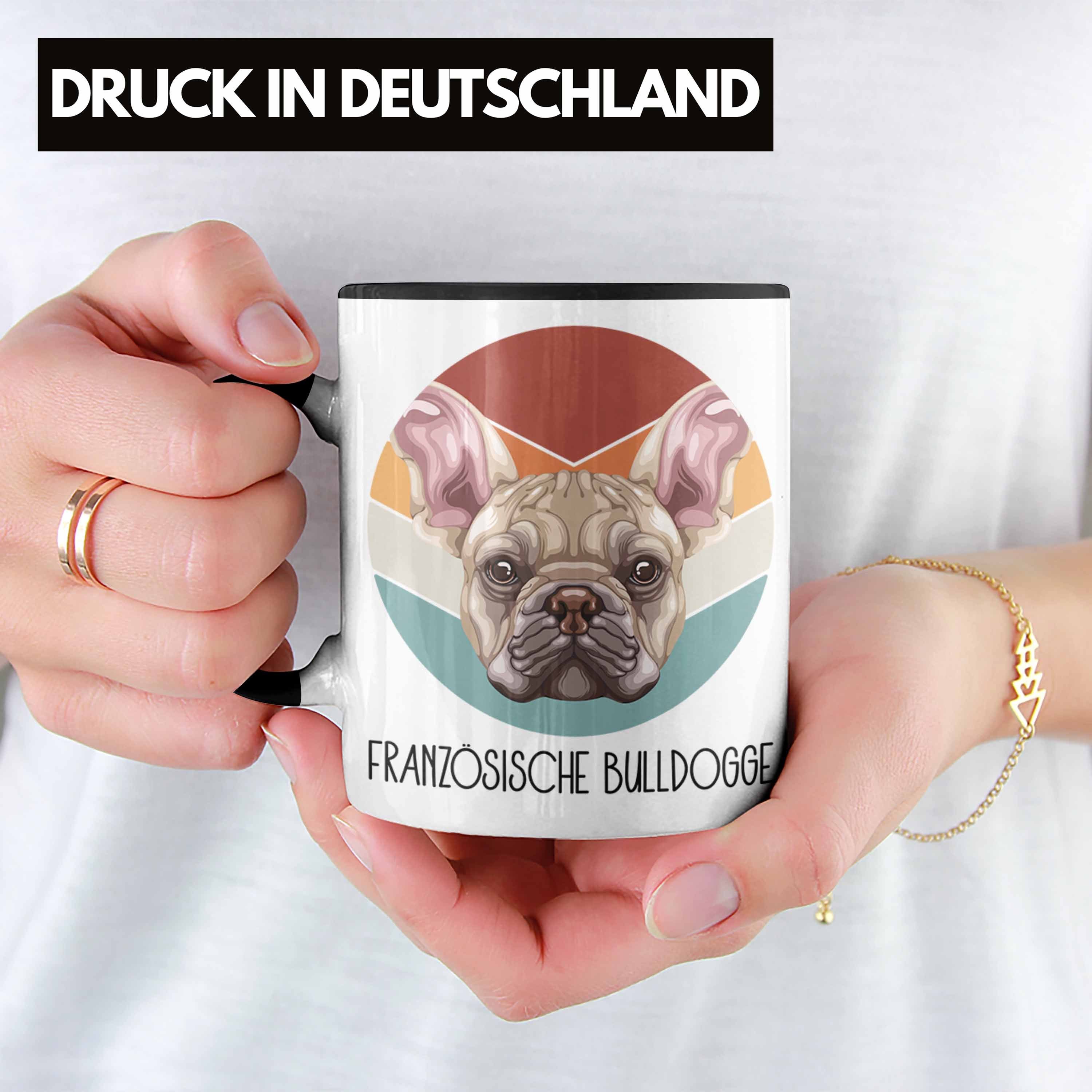 Lustiger Tasse Geschenk Spruch Französische Geschen Schwarz Bulldogge Trendation Besitzer Tasse
