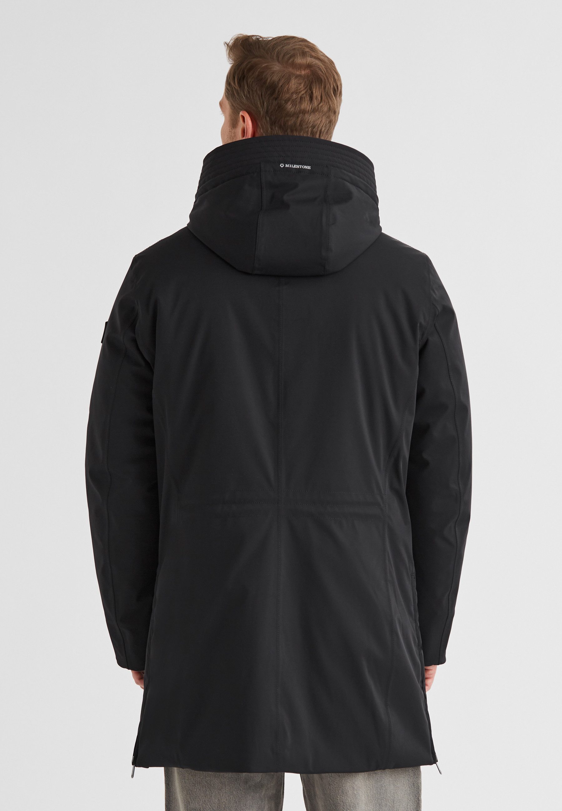 Milestone Parka MSLincoln Herren klassisch, sportlich Zwei Wege RV lockere Passform