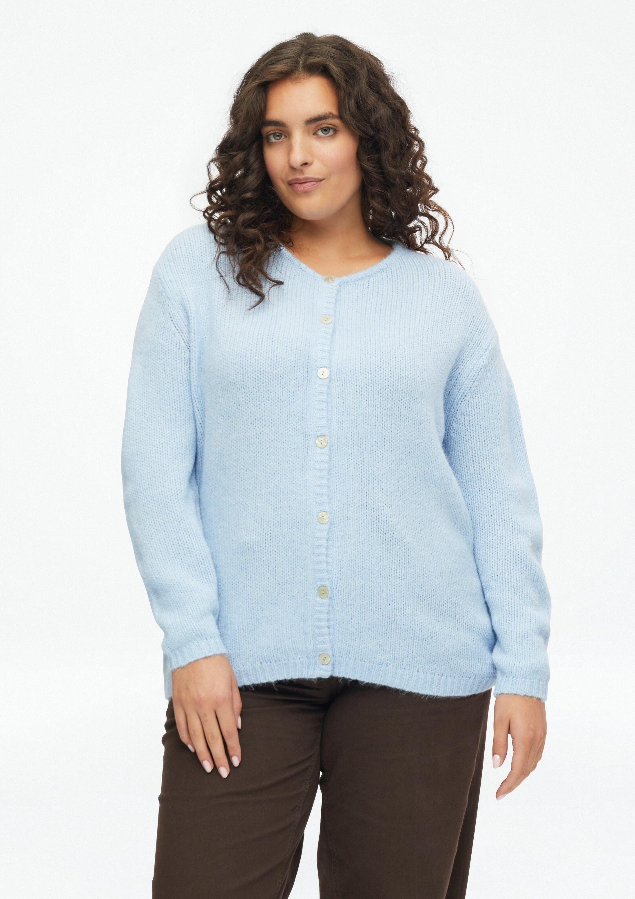 s.Oliver Cardigan Strickjacke Weiche Strickjacke aus Alpakamix