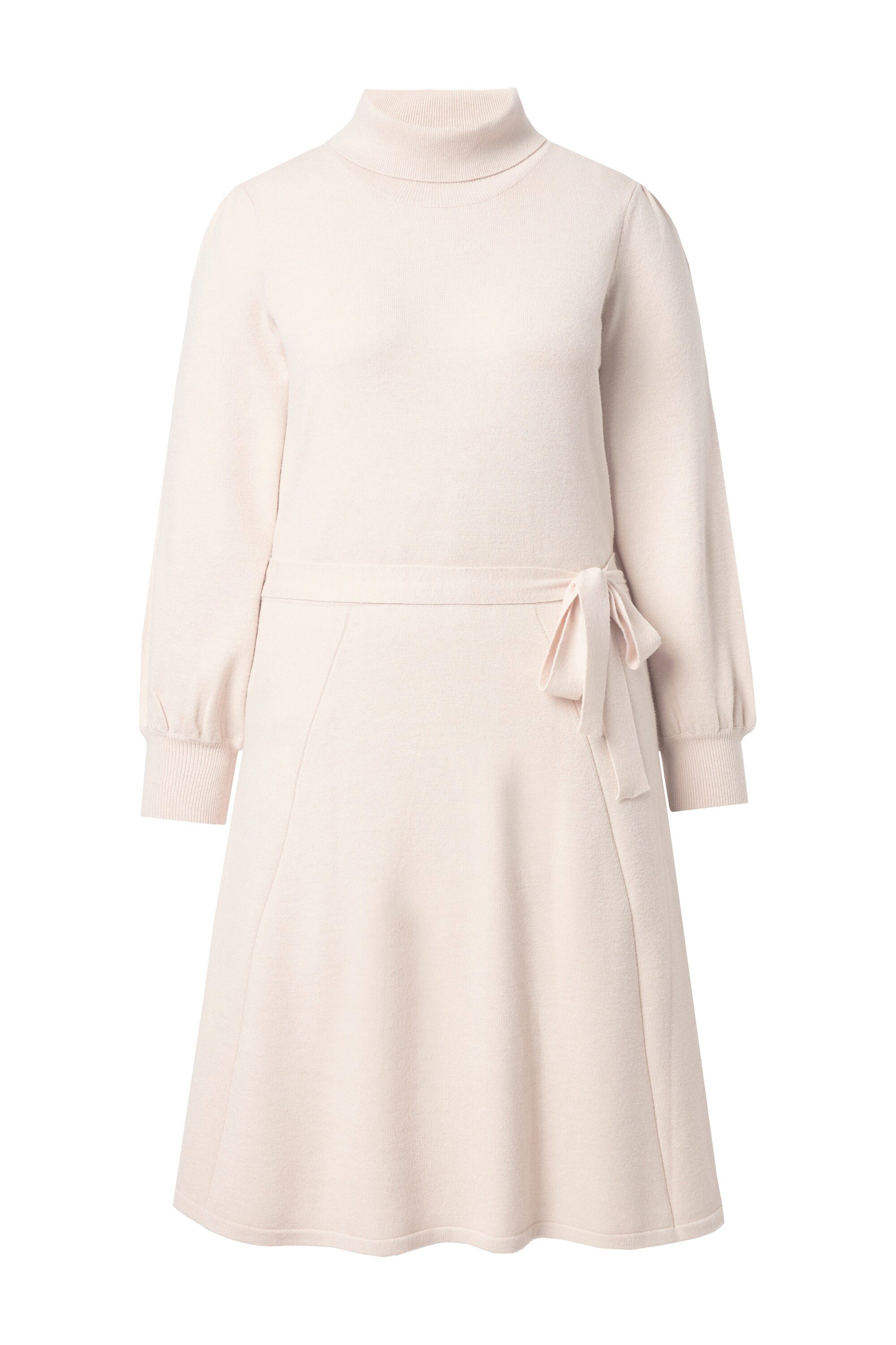 MIAMODA Strickkleid Strickkleid Midilänge Rollkragen Taillengürtel günstig online kaufen